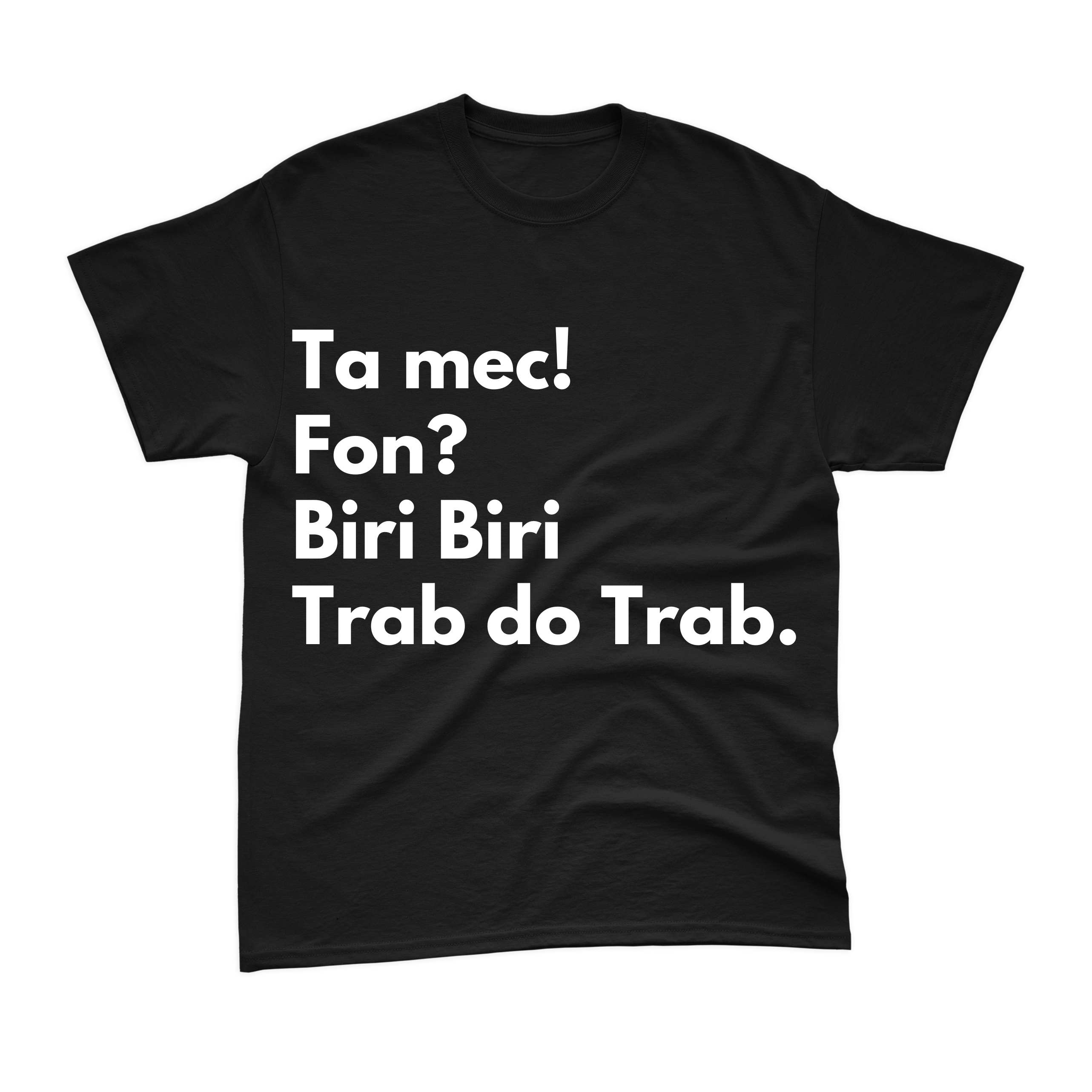 Camiseta Preta Gírias Streamers 