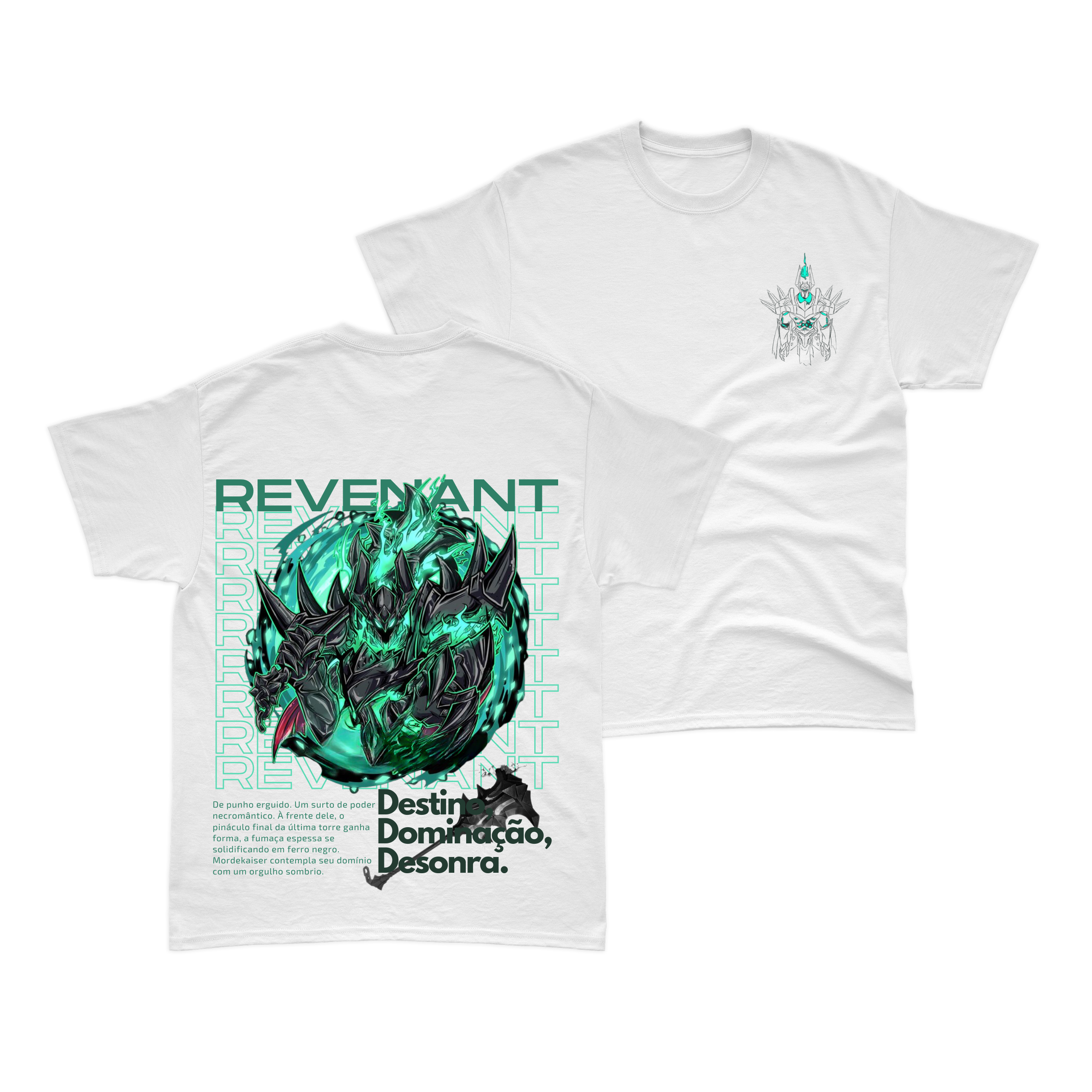 Camiseta Mordekaiser Branca - Revenant