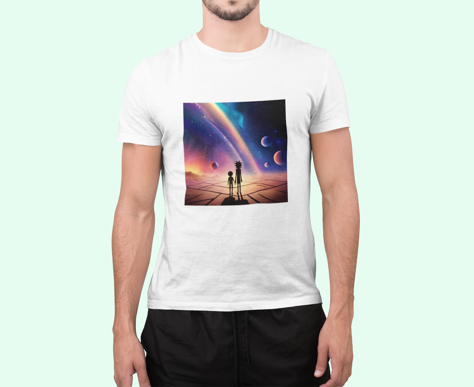 Camiseta Rick e Morty 
