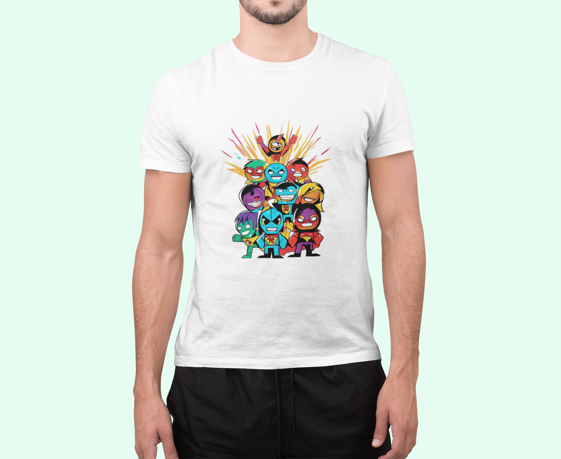 Camiseta Jovens Heróis