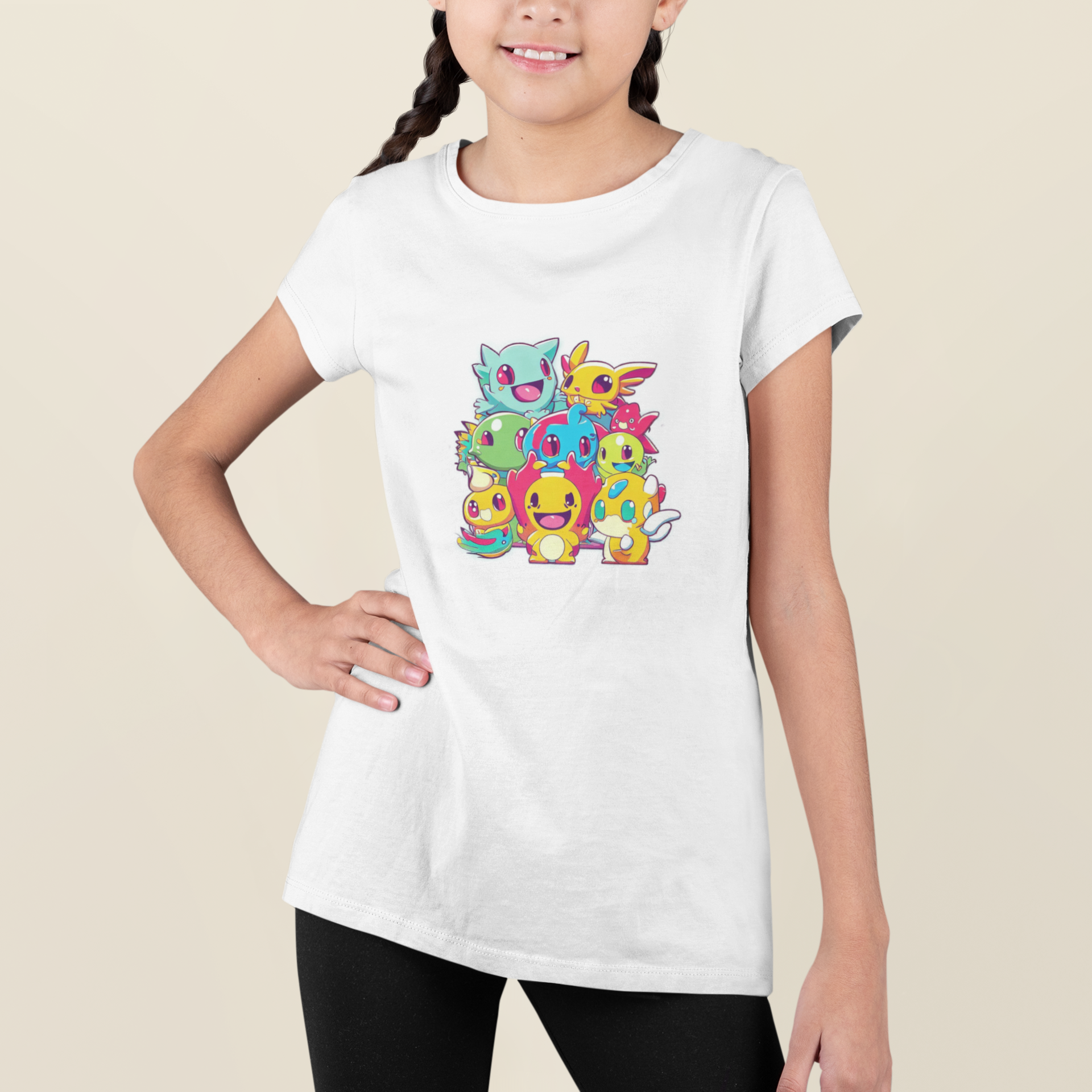 Camiseta  10 a 14 anos Pokemon 