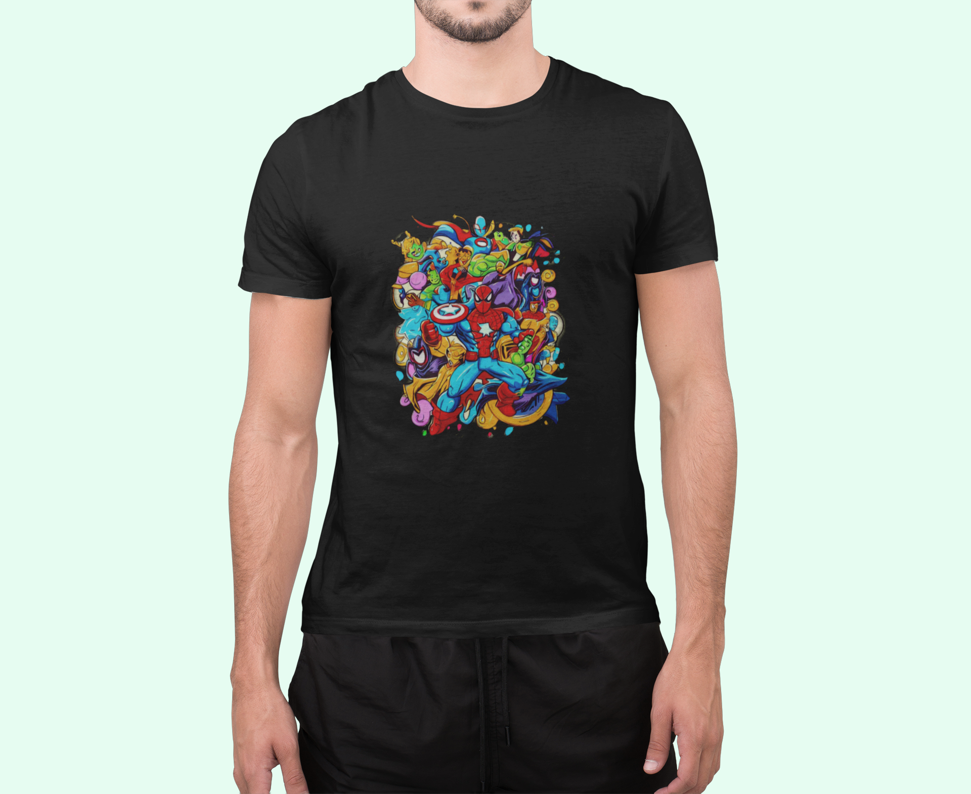 Camiseta  Super heróis 