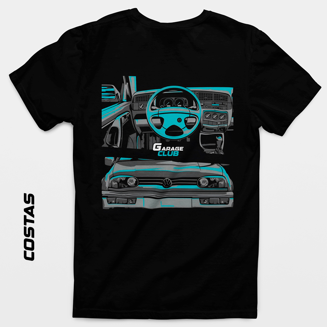 CAMISETA VOLKSWAGEN INTERIOR - COSTAS