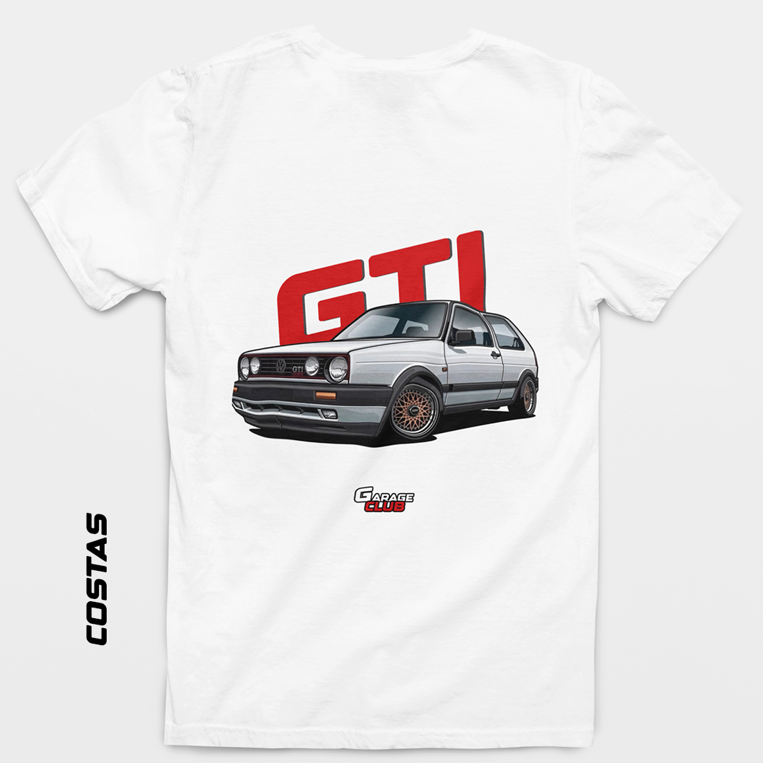 CAMISETA GOLF GTI MK2 - COSTAS