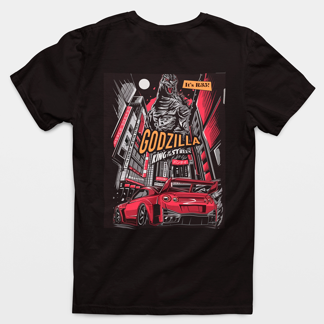CAMISETA GTR R35 - GODZILLA