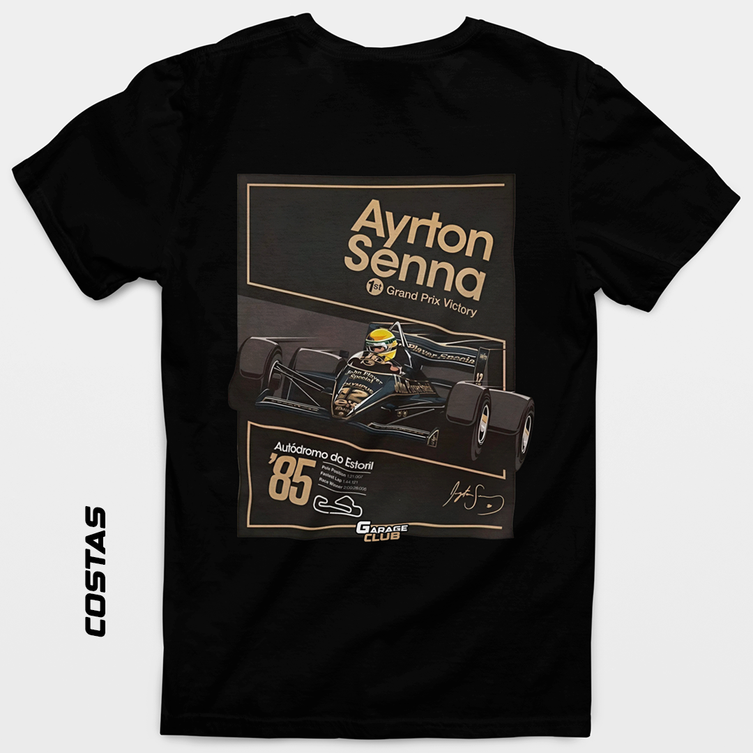 CAMISETA AYRTON SENNA GRAND PIX - COSTAS