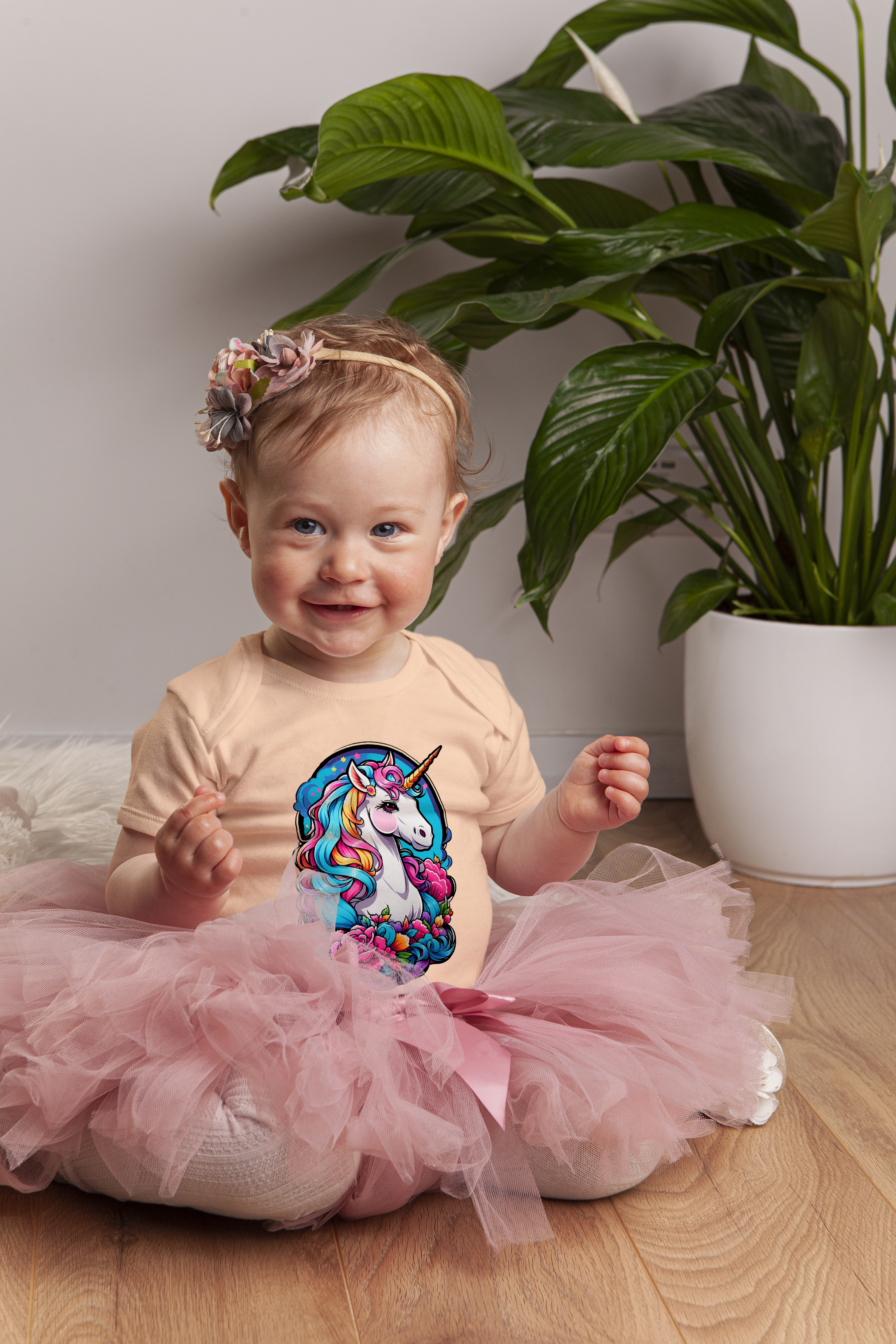 Nome do produto  Body Unicórnio - Série Stickers