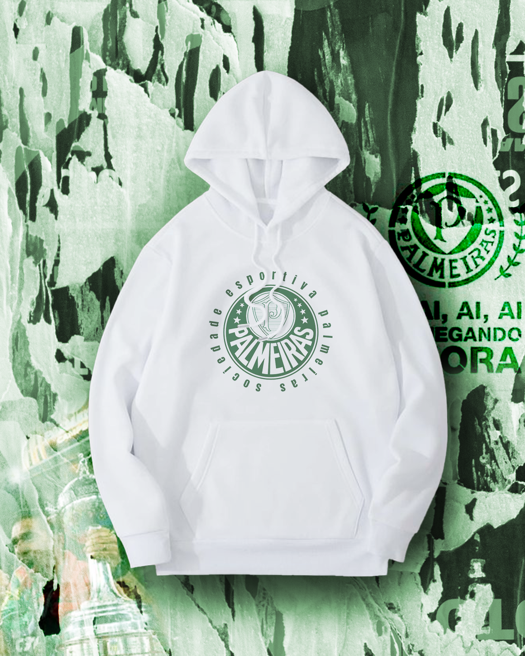 Moletom Canguru Sociedade Esportiva Palmeiras