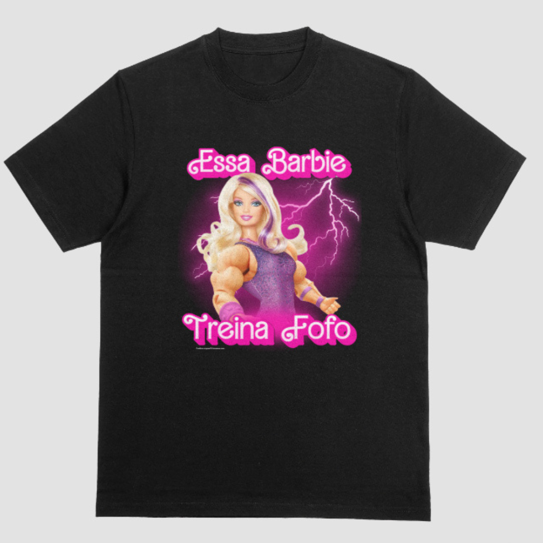 Camisa Barbie | Essa Barbie Treina Fofo