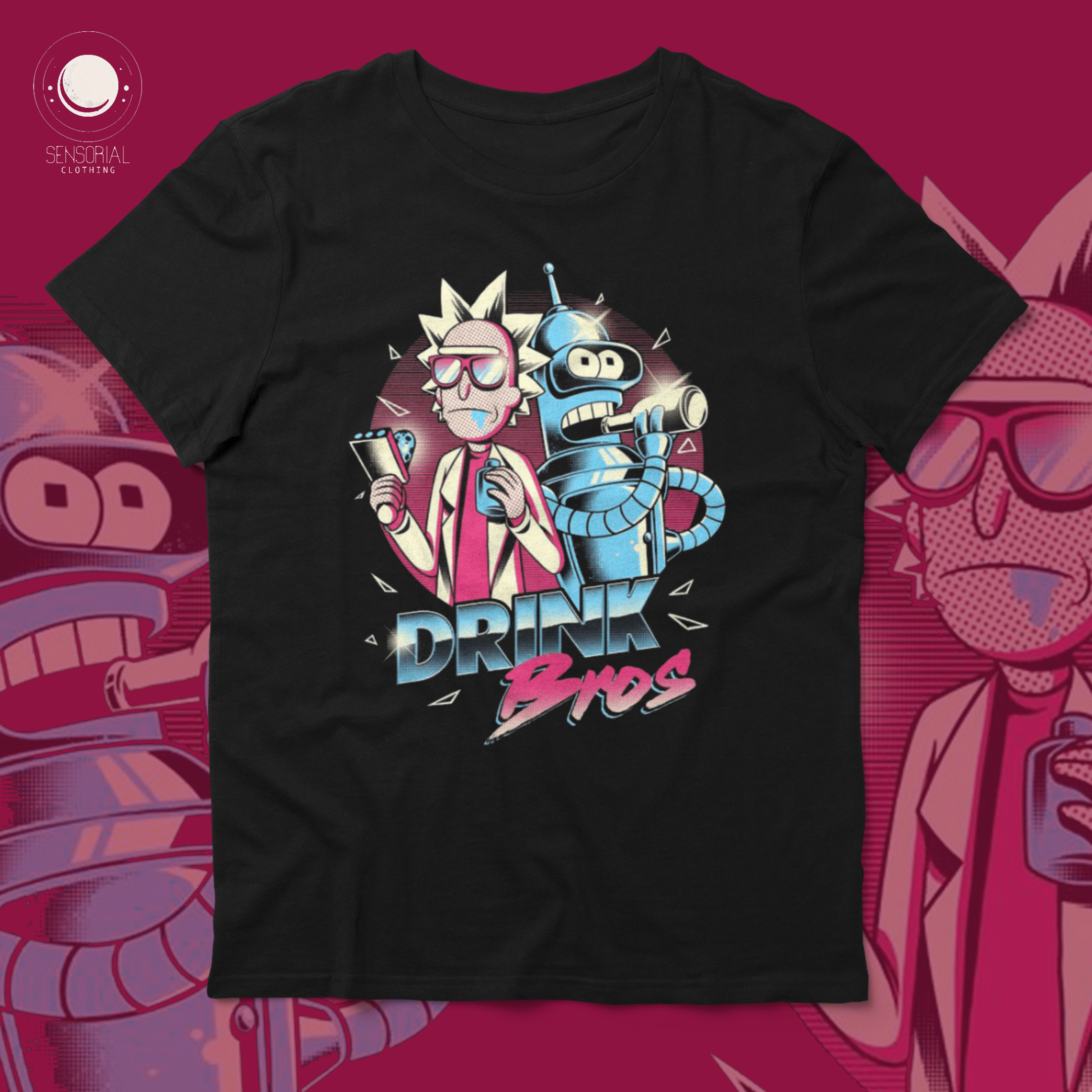 Camiseta Rick and Morty - Futurama