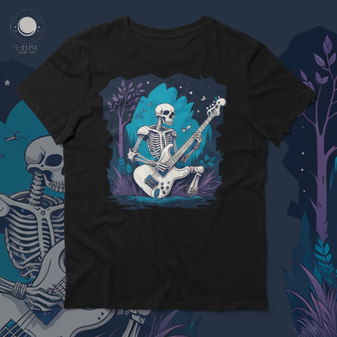 Camiseta Monsters of Rock - Baixo elétrico