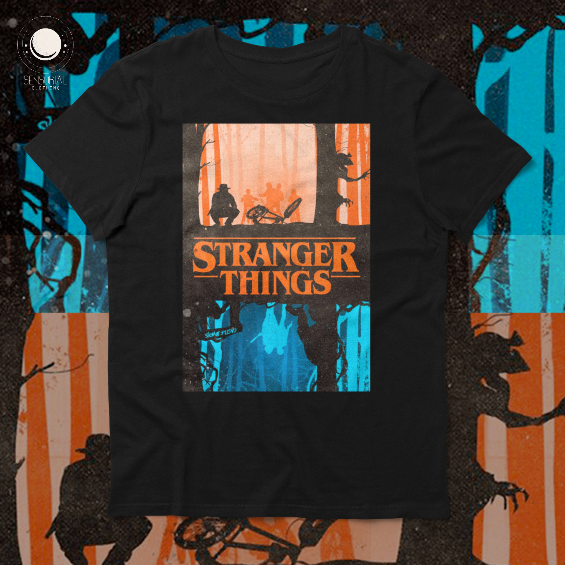 Camiseta Stranger Things - Mundo Invertido