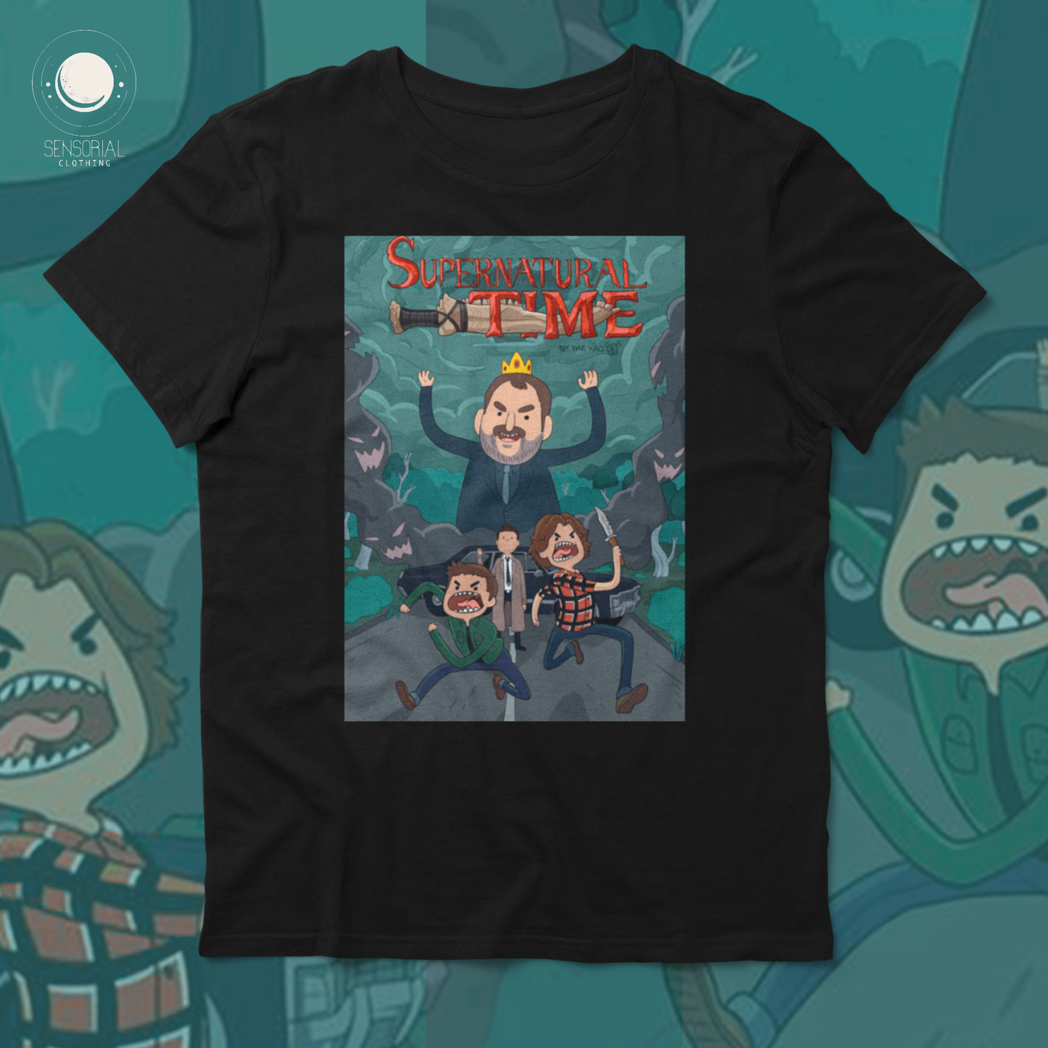 Camiseta Sobrenatural - Hora de Aventura