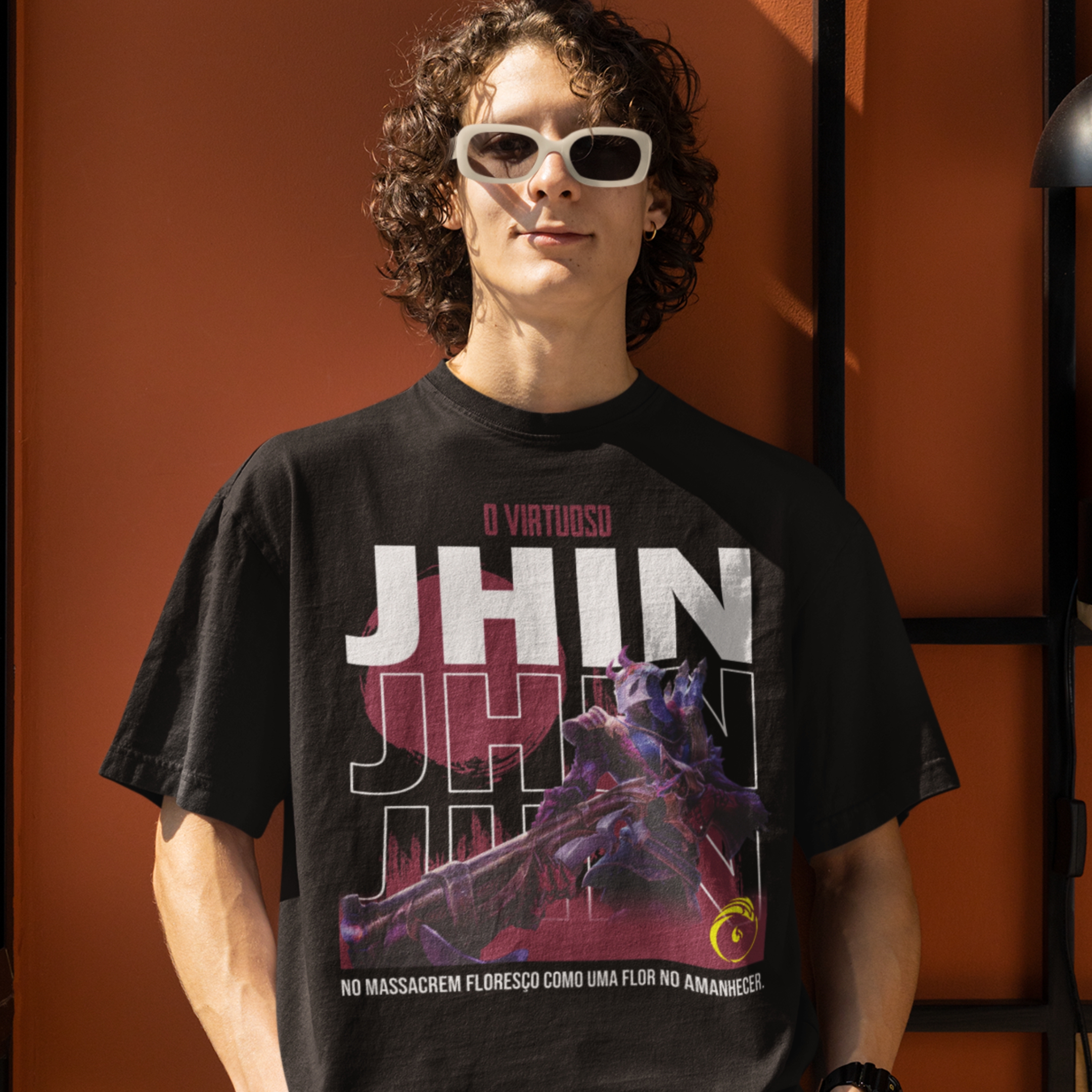 Camiseta Jhin Lua Sangrenta - League of Legends