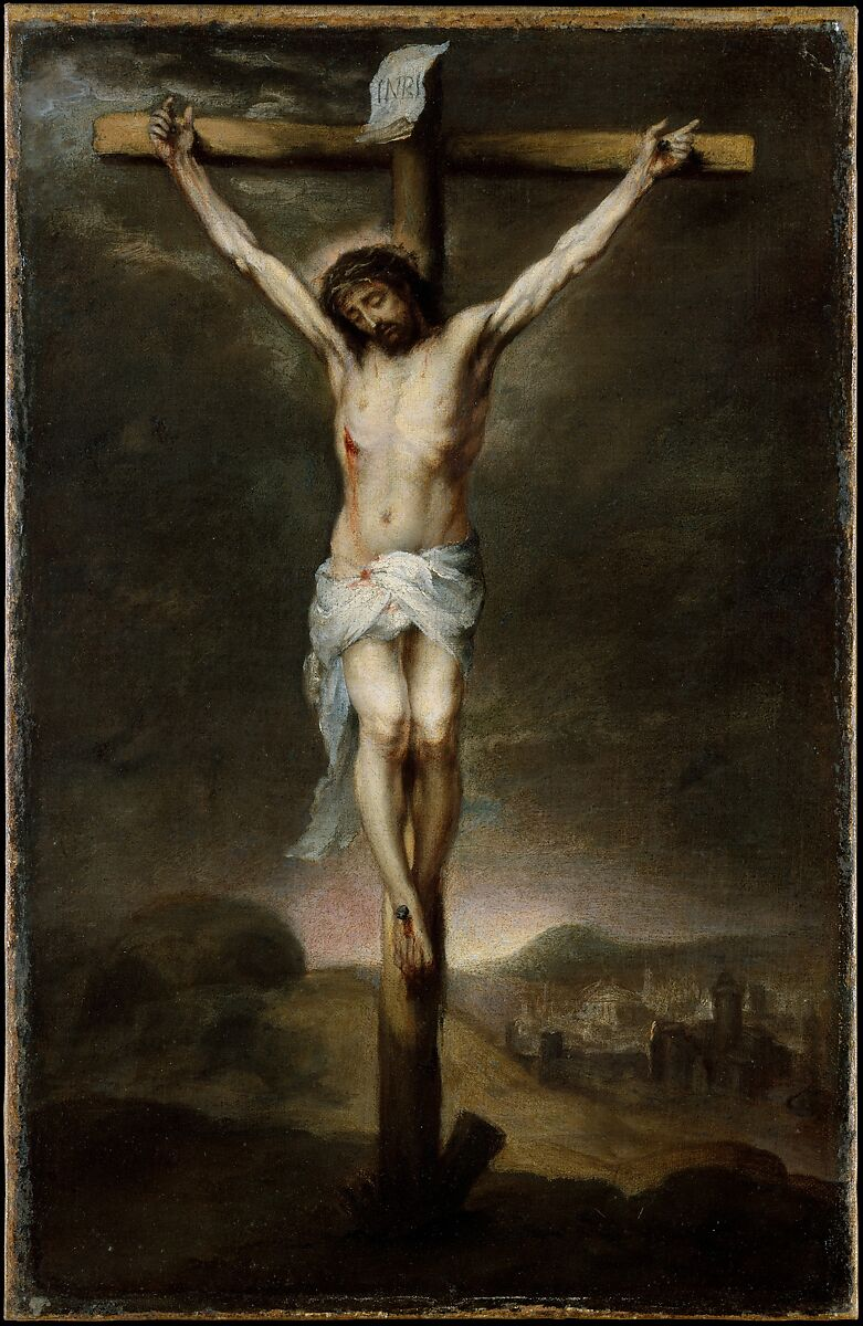 A crucificação Bartolomé Estebán Murillo