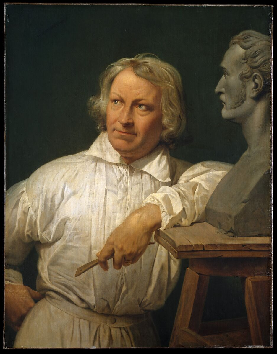 Bertel Thorvaldsen (1768–1844) com o Busto de Horace Vernet Horace Vernet