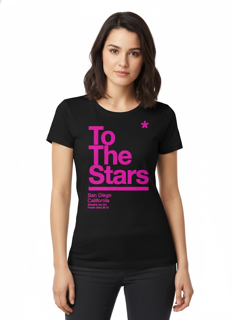 Camiseta Feminina To The Stars Tom Delonge no Brasil