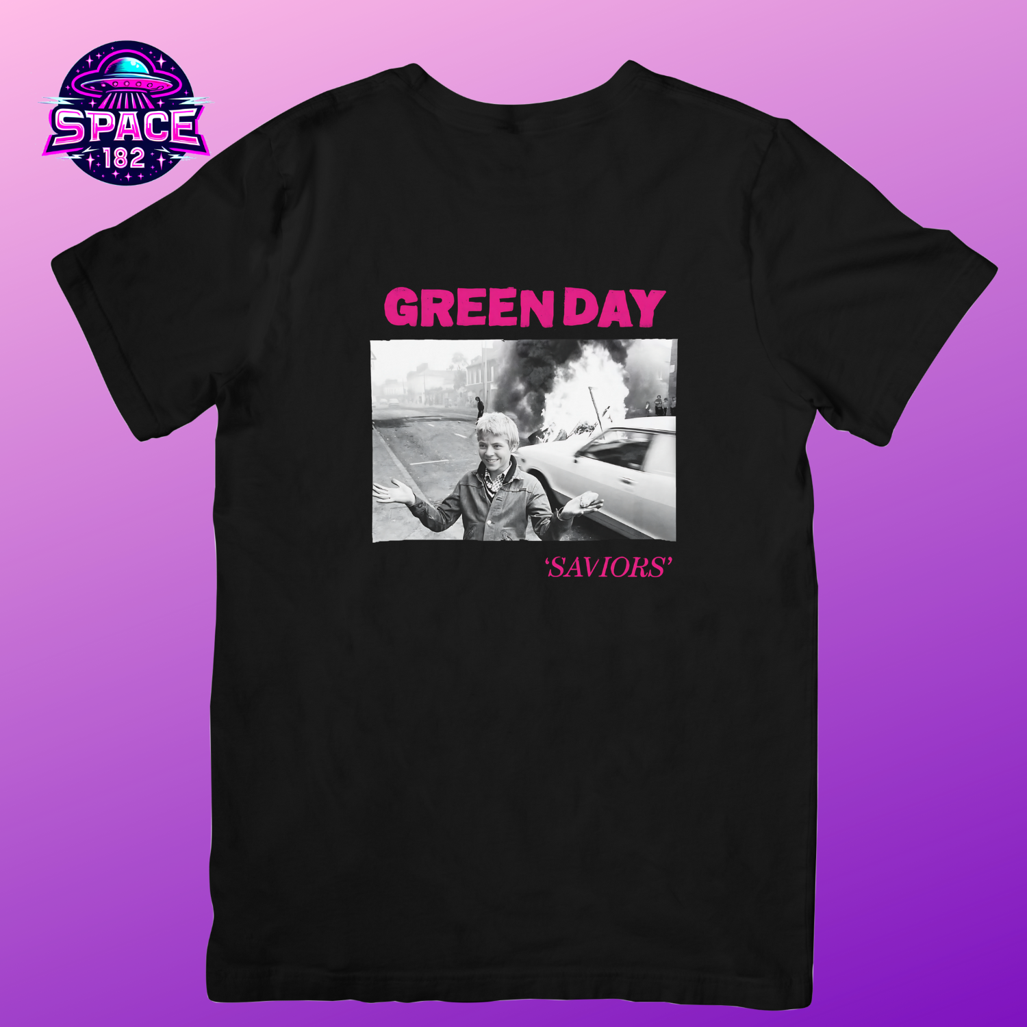 Camiseta Green Day  Novo Album  Saviors 2024