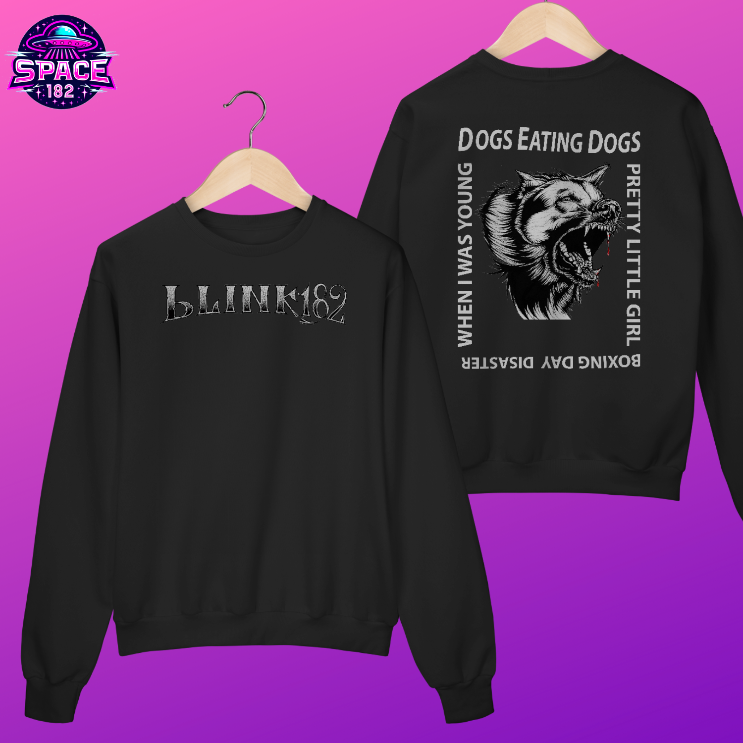 Moletom  Mark Hoppus Live Brasil 2024 EXCLUSIVA  Rara Dogs Eating Dogs 