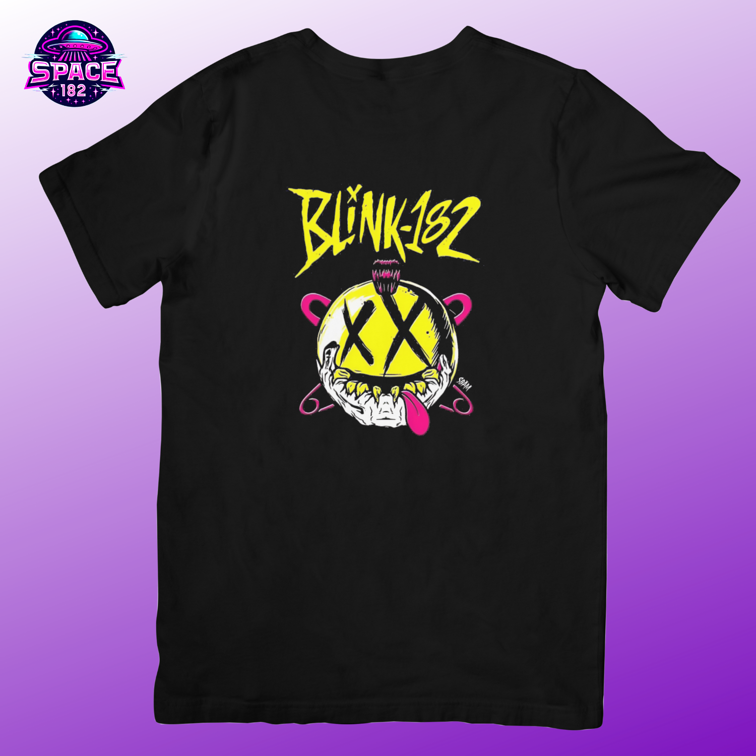 Camiseta Quality  blink 182, Street Smile Amarelo 