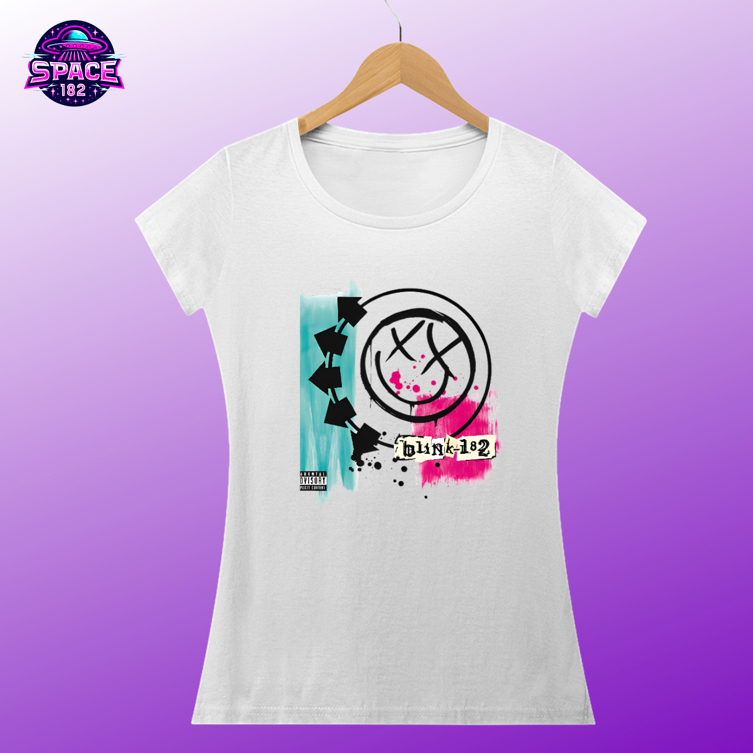 Camiseta blink 182 Quality Feminina  Self Titled 2003