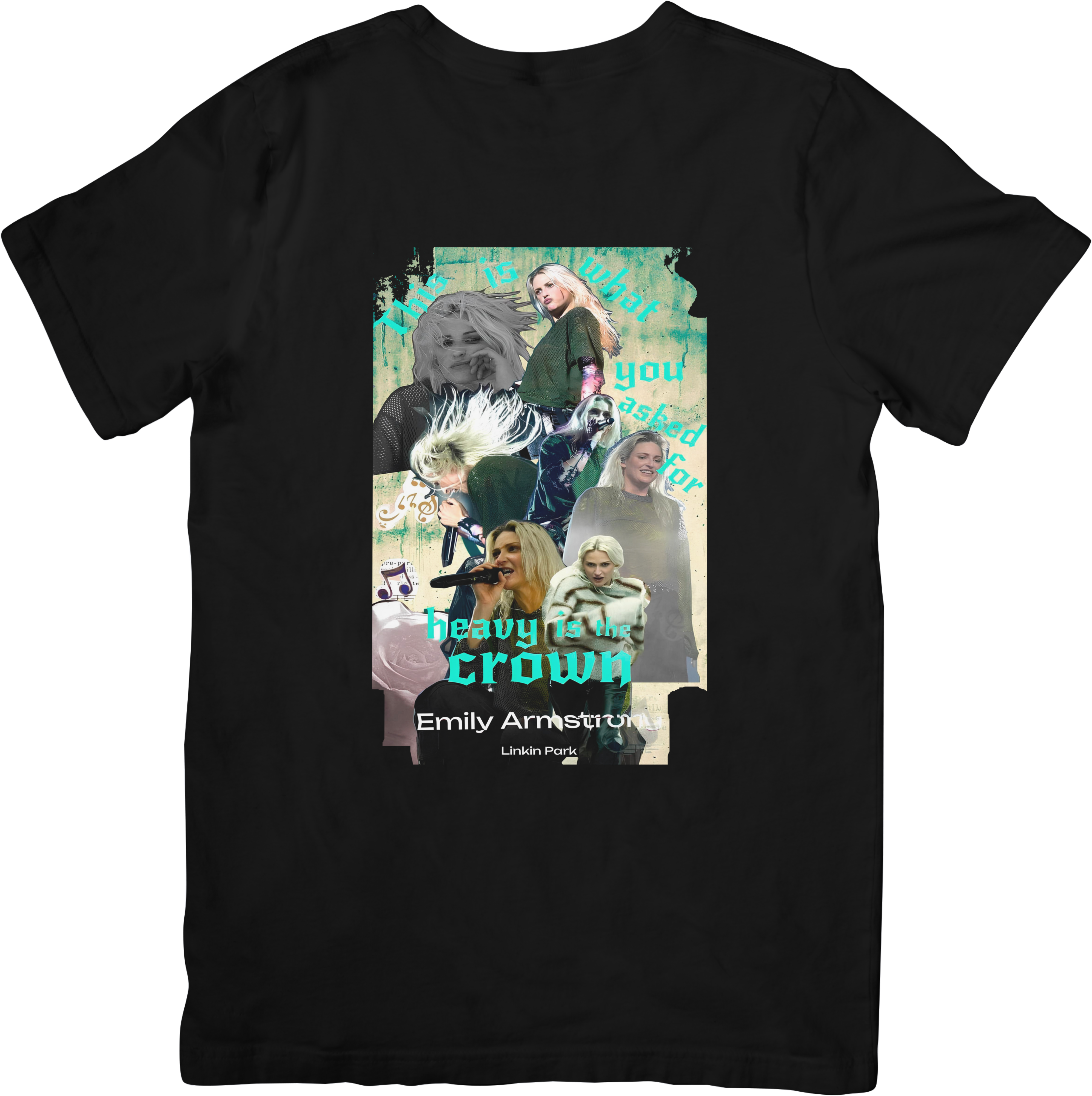 Camiseta Linkin Park, Emily Armstrong, Heavy is The Crown