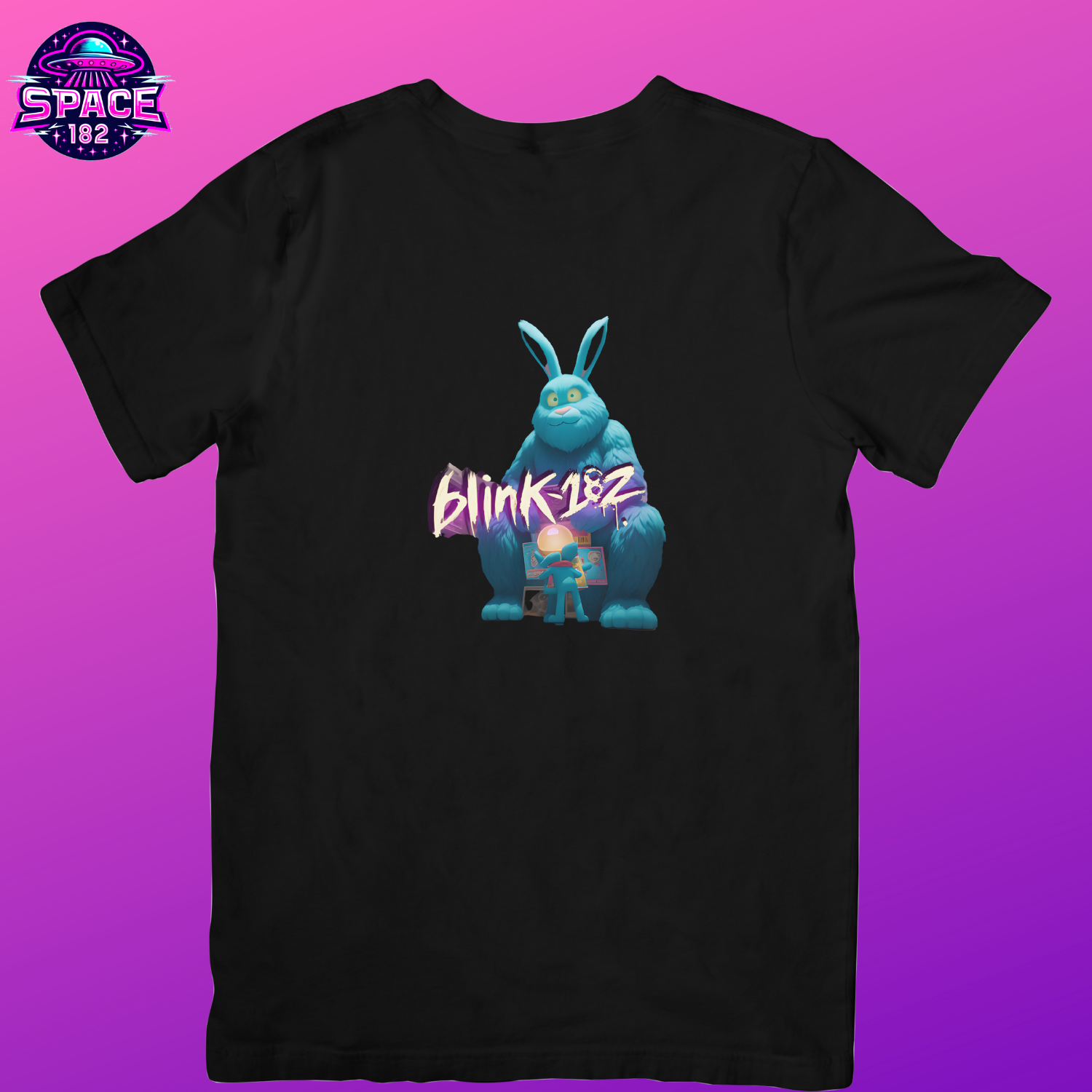 Camiseta blink 182  Quality  Bunny Pé Grande Space182 Estampa  Sucesso na Gringa Facebook  blink182Photos
