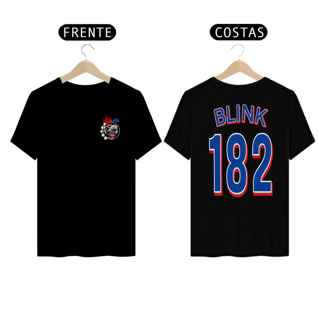 Nome do produto: Camiseta blink 182 Estampa frente  e Costas