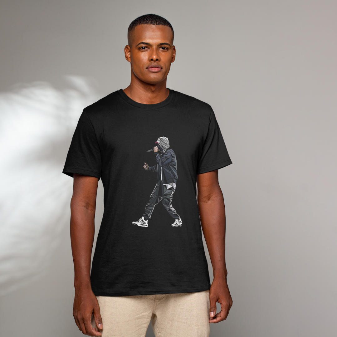 Nome do produto  Preto e Poderoso: Camiseta Eminem