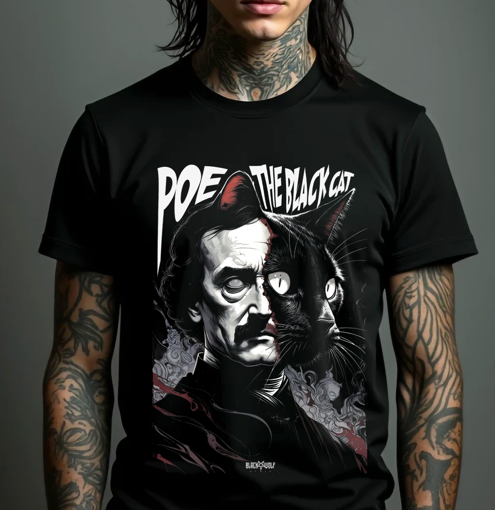 Camiseta - Poe - The Black Cat