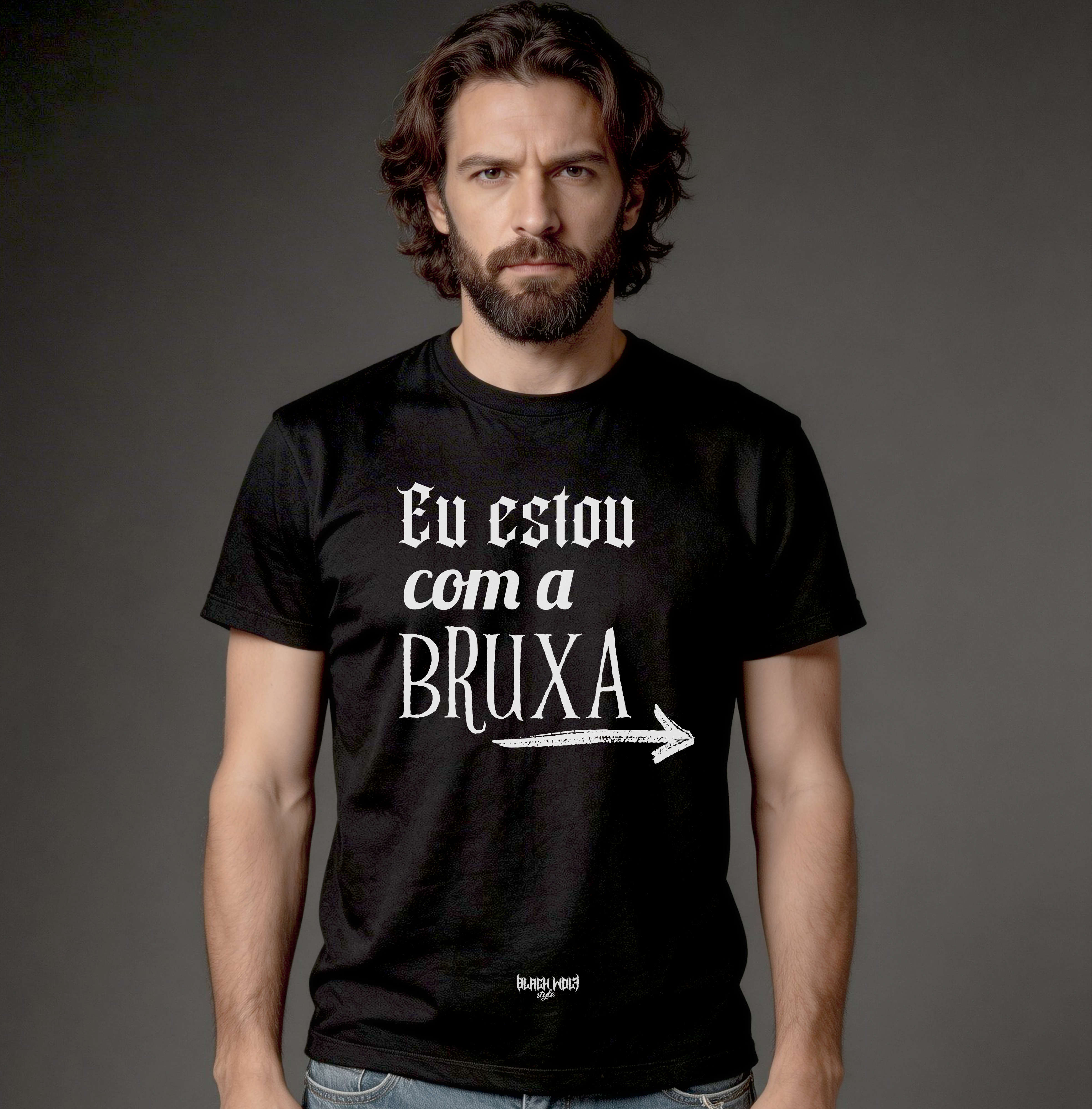 Camiseta Quality - Eu estou com a Bruxa
