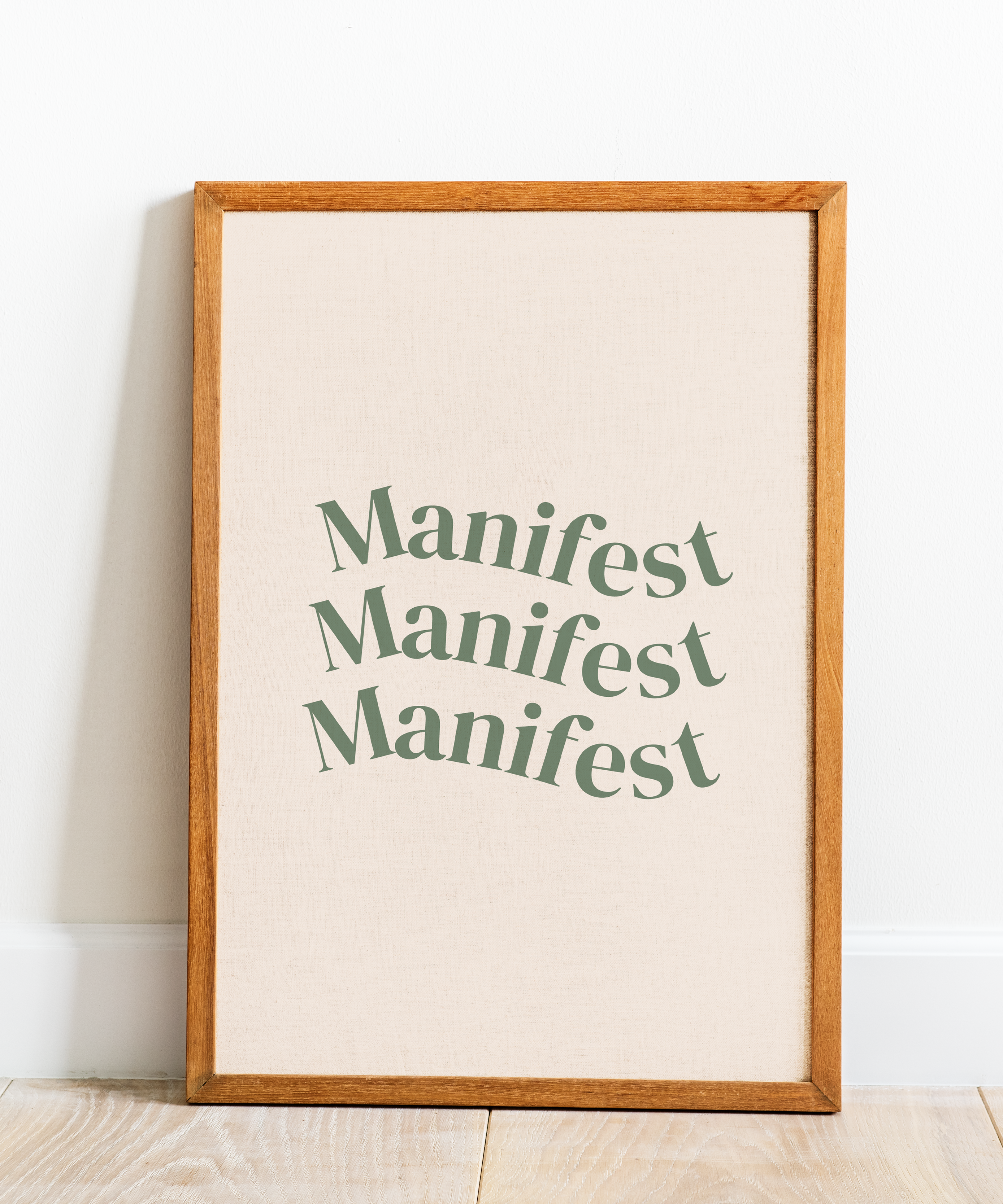 poster em tecido - manifest 3x