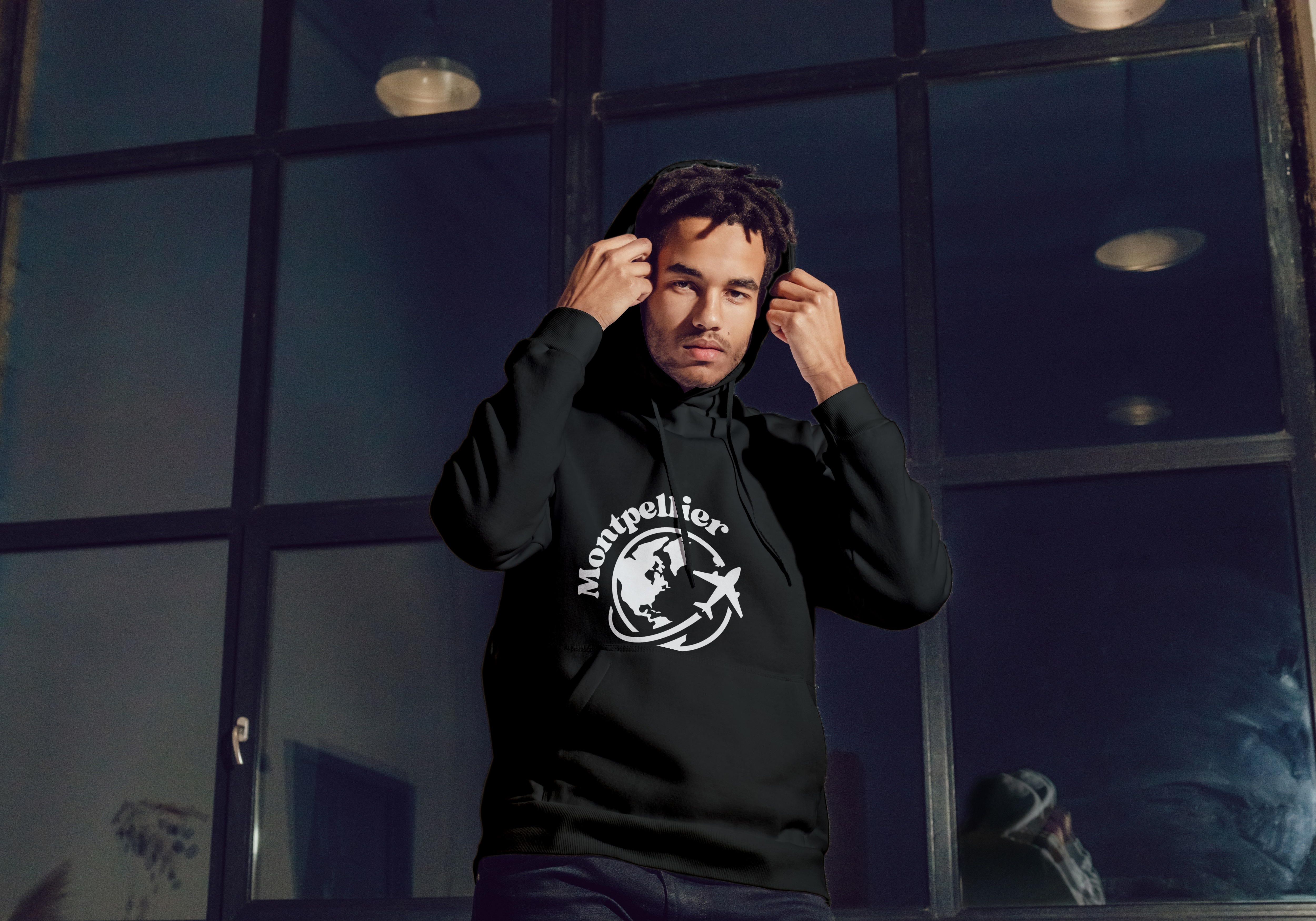 Moletom Montpellier Preto