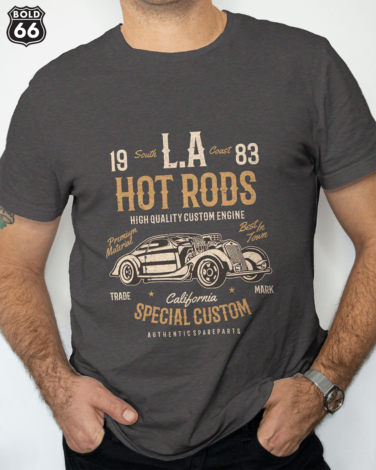COLEÇÃO PREMIUM - Camiseta L.A Hot Rods