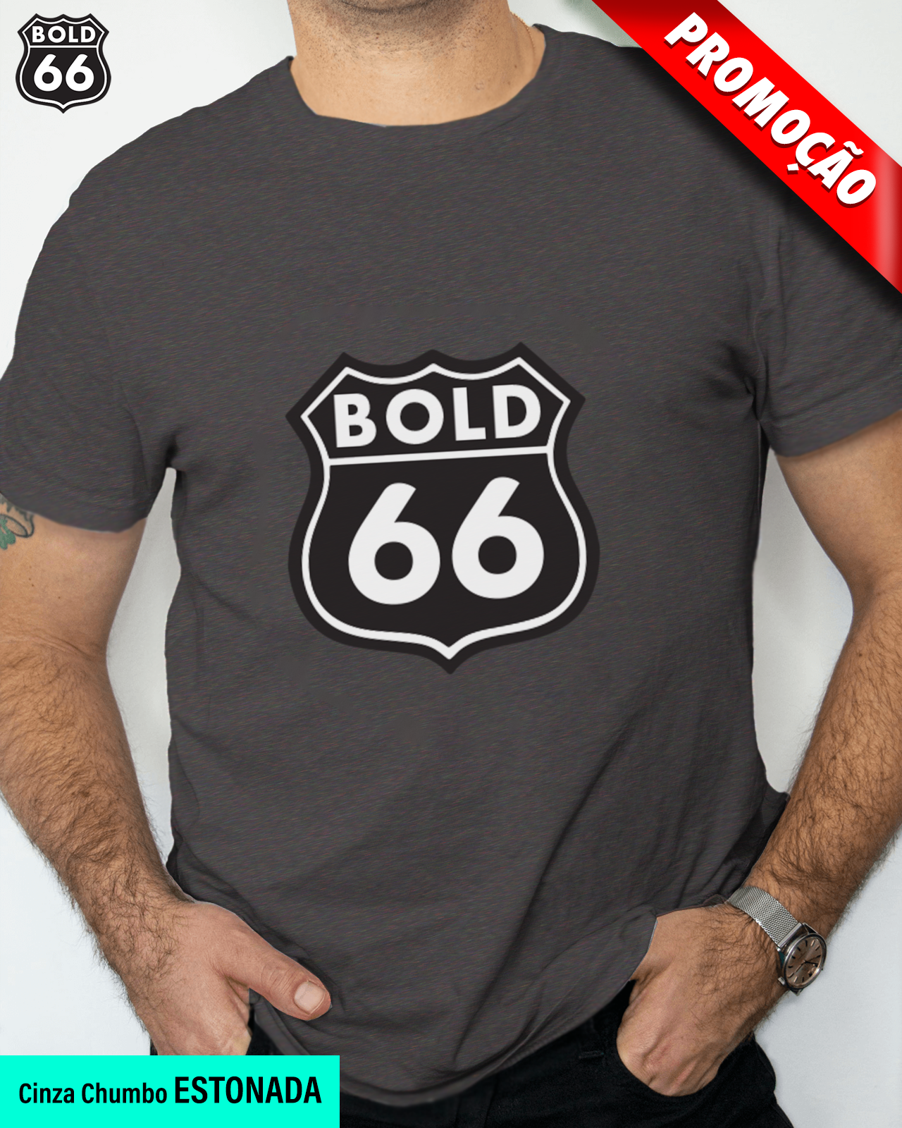 Coleção PREMIUM - Camiseta BOLD66