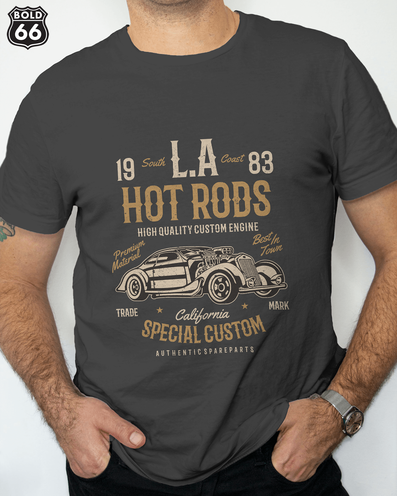 COLEÇÃO CLASSIC - Camiseta L.A Hot Rods