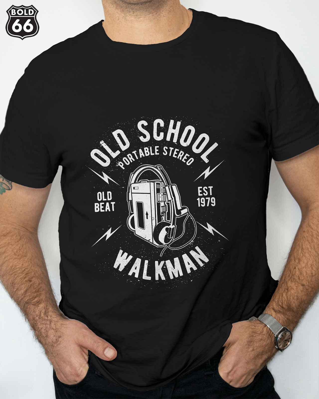 COLEÇÃO CLASSIC - Camiseta Old School Walkman