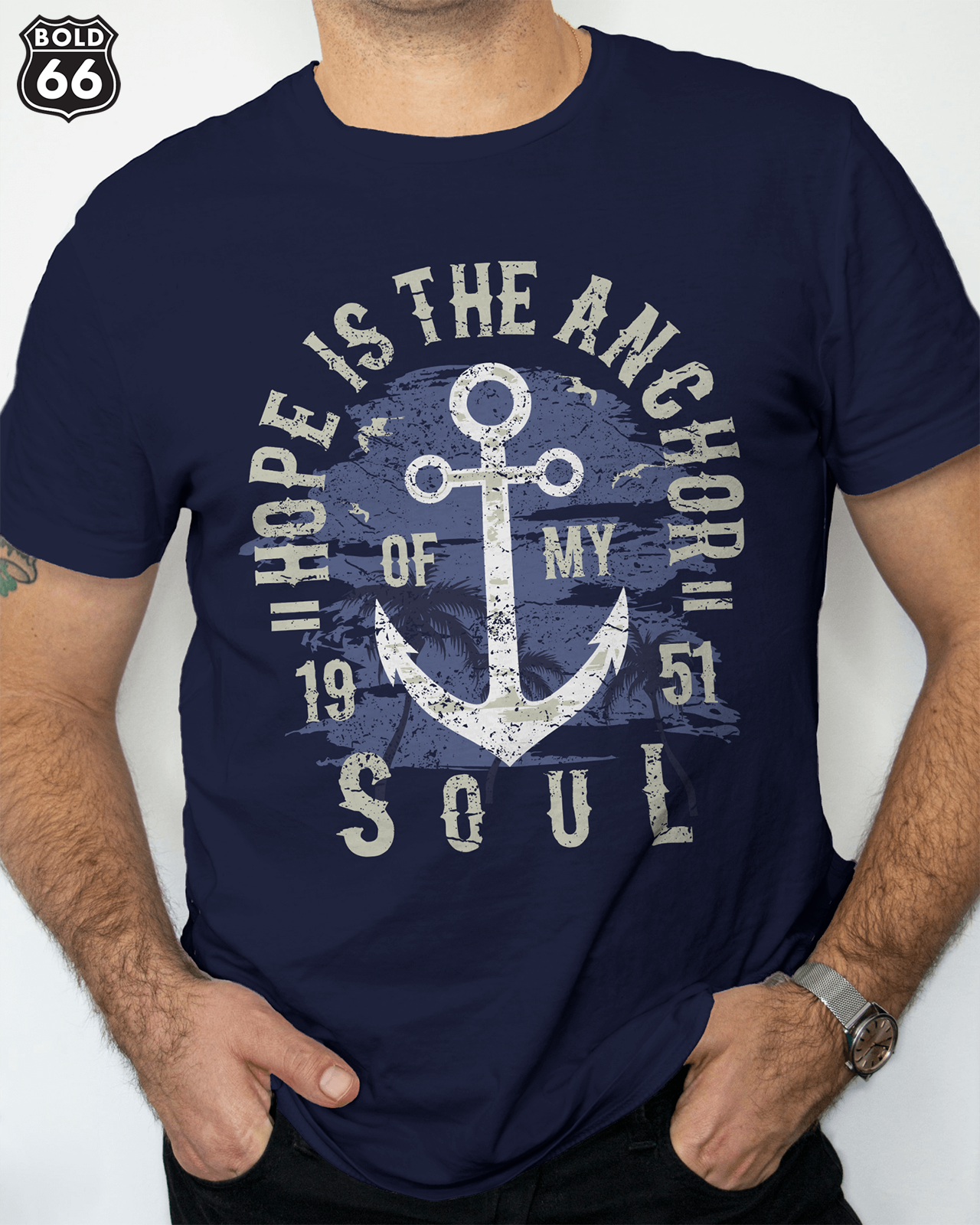 COLEÇÃO CLASSIC - Camiseta Hope Is The Anchor