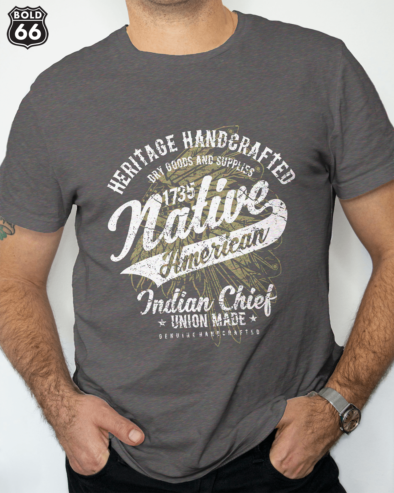 COLEÇÃO PREMIUM - Camiseta Native American
