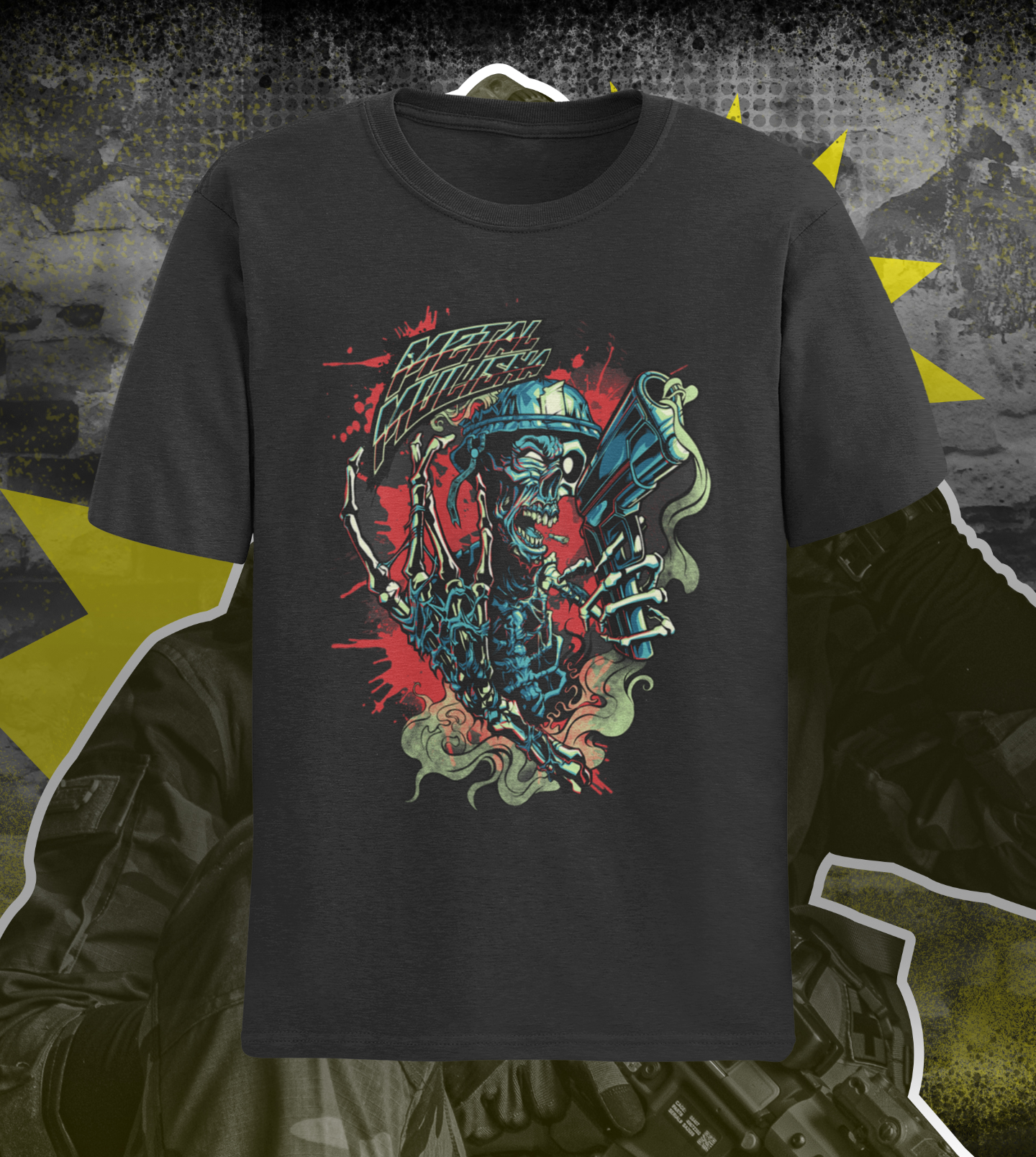 Camiseta METAL SOLDIER Unissex