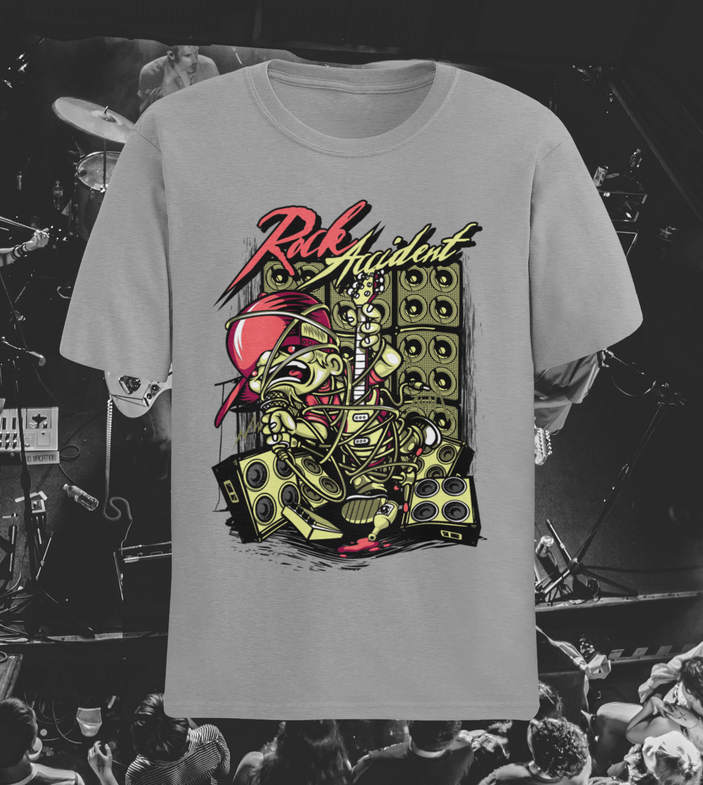 Camiseta ROCK ACCIDENT Unissex
