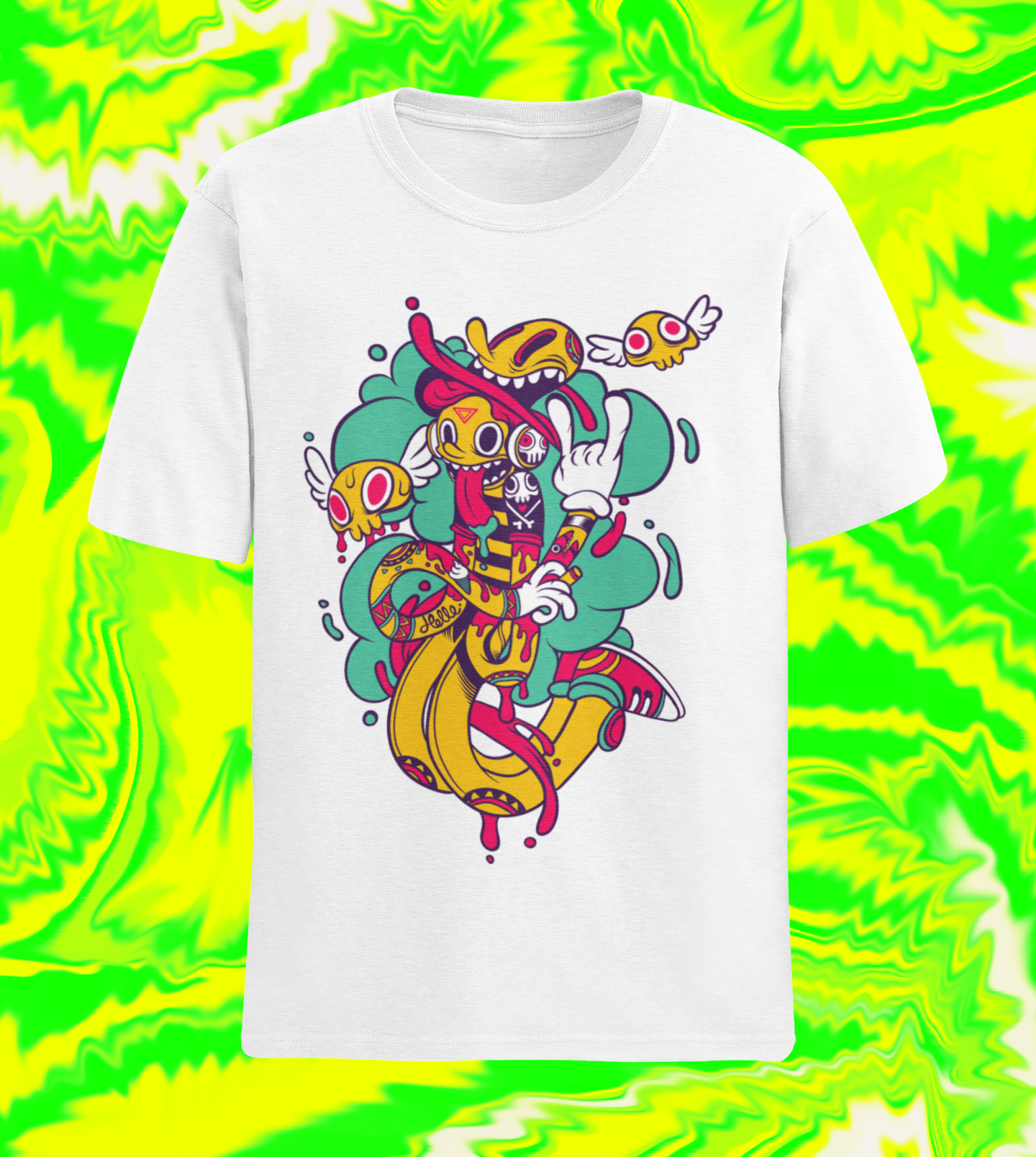 Camiseta SKULL PARTY Unissex