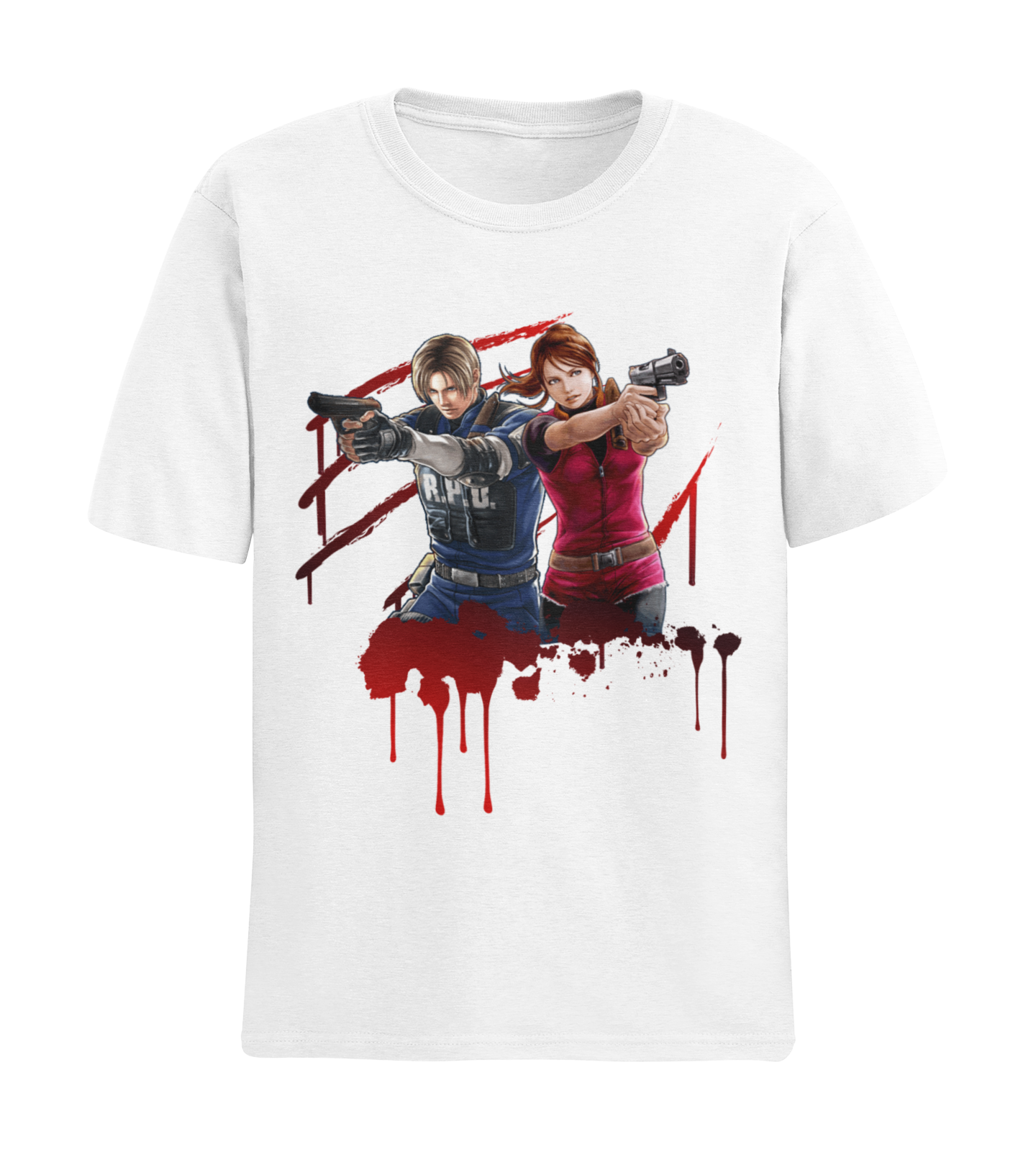 Camiseta RESIDENT EVIL LEON & CLAIRE Unissex