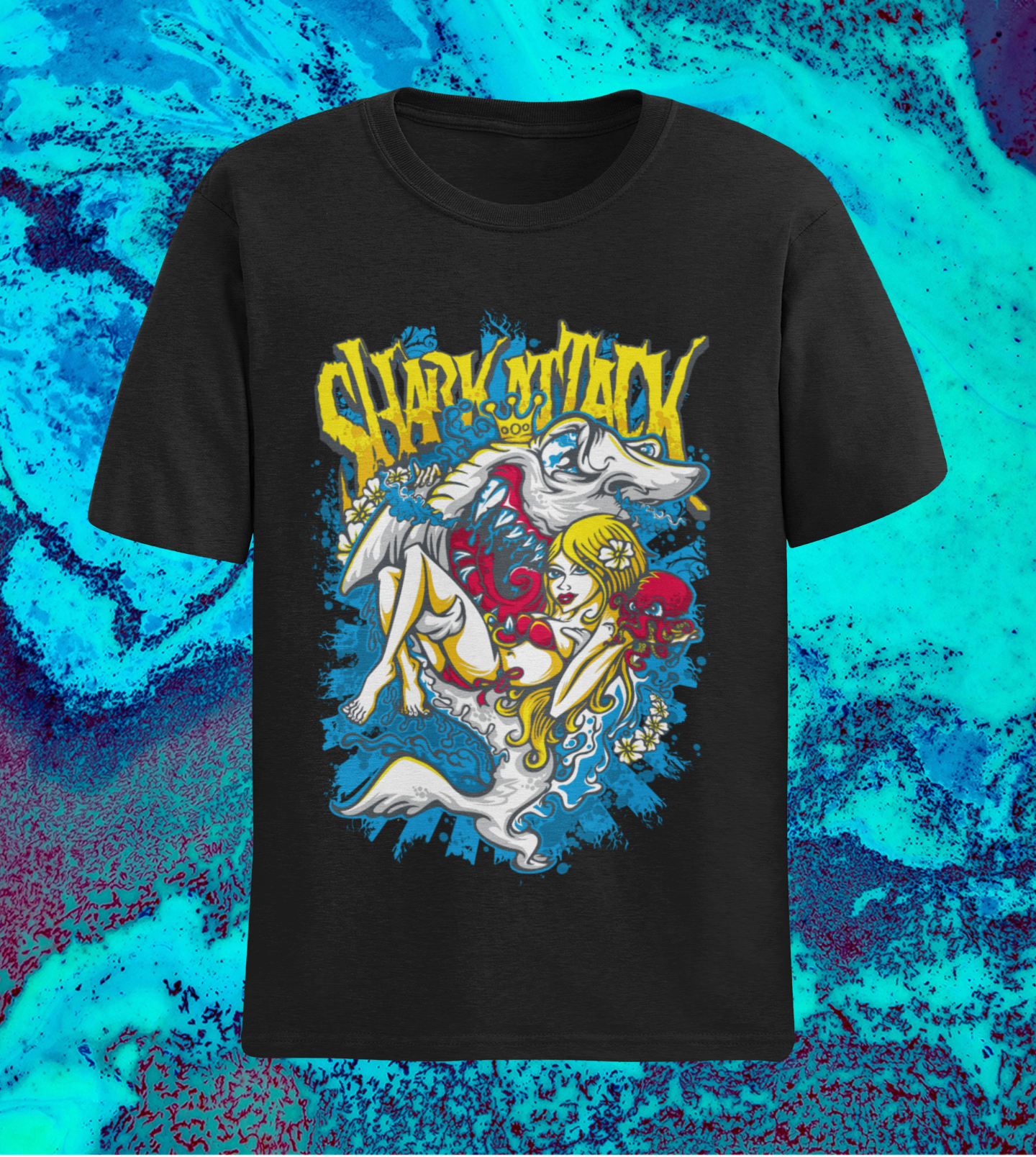 Camiseta SHARK ATTACK Unissex