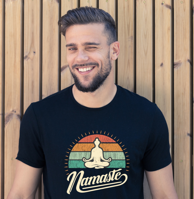 Camiseta (T-Shirt) Namaste: The Meditative Spectrum Tee