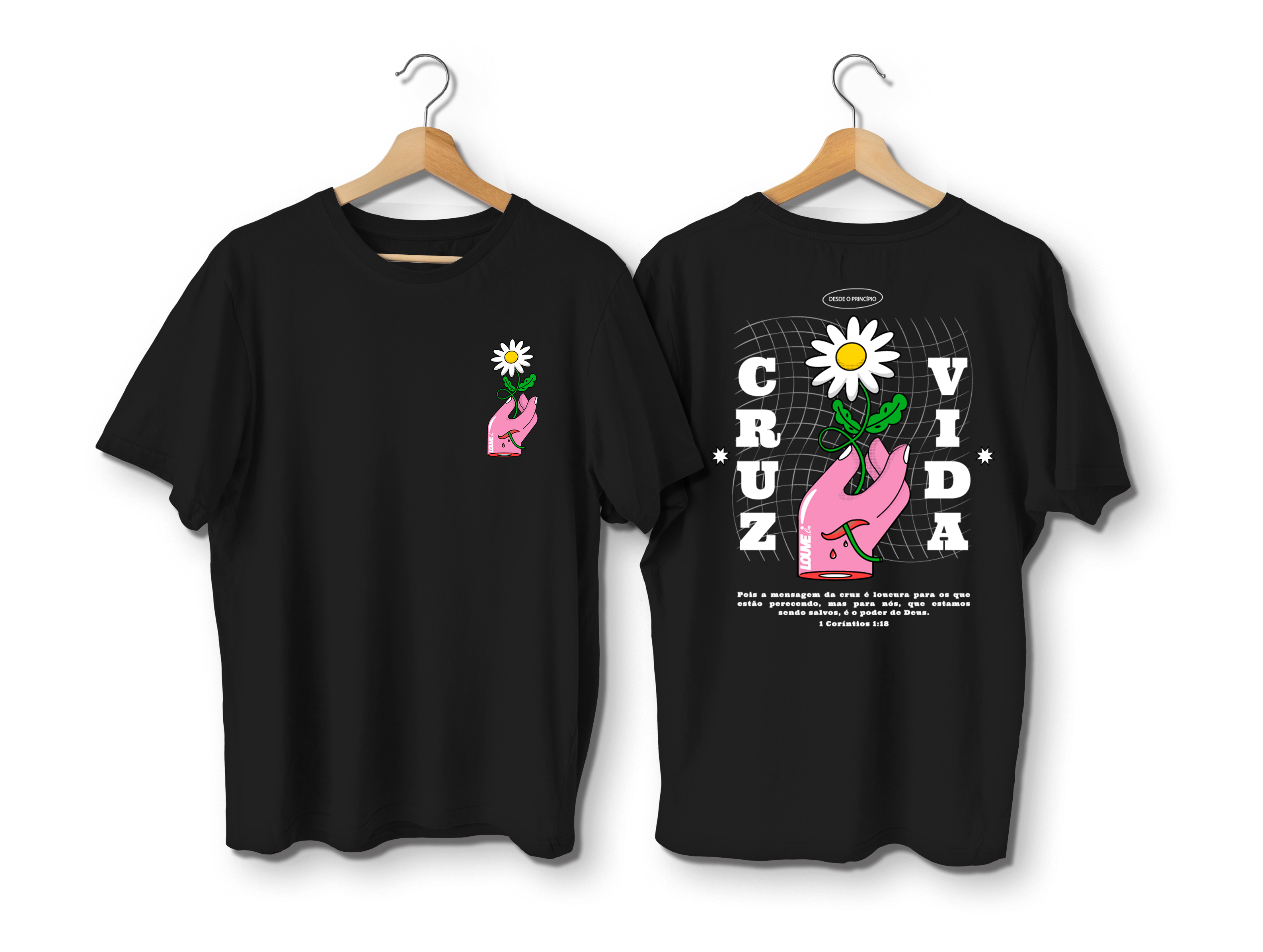 Camisa Louve Company - Cruz e Vida