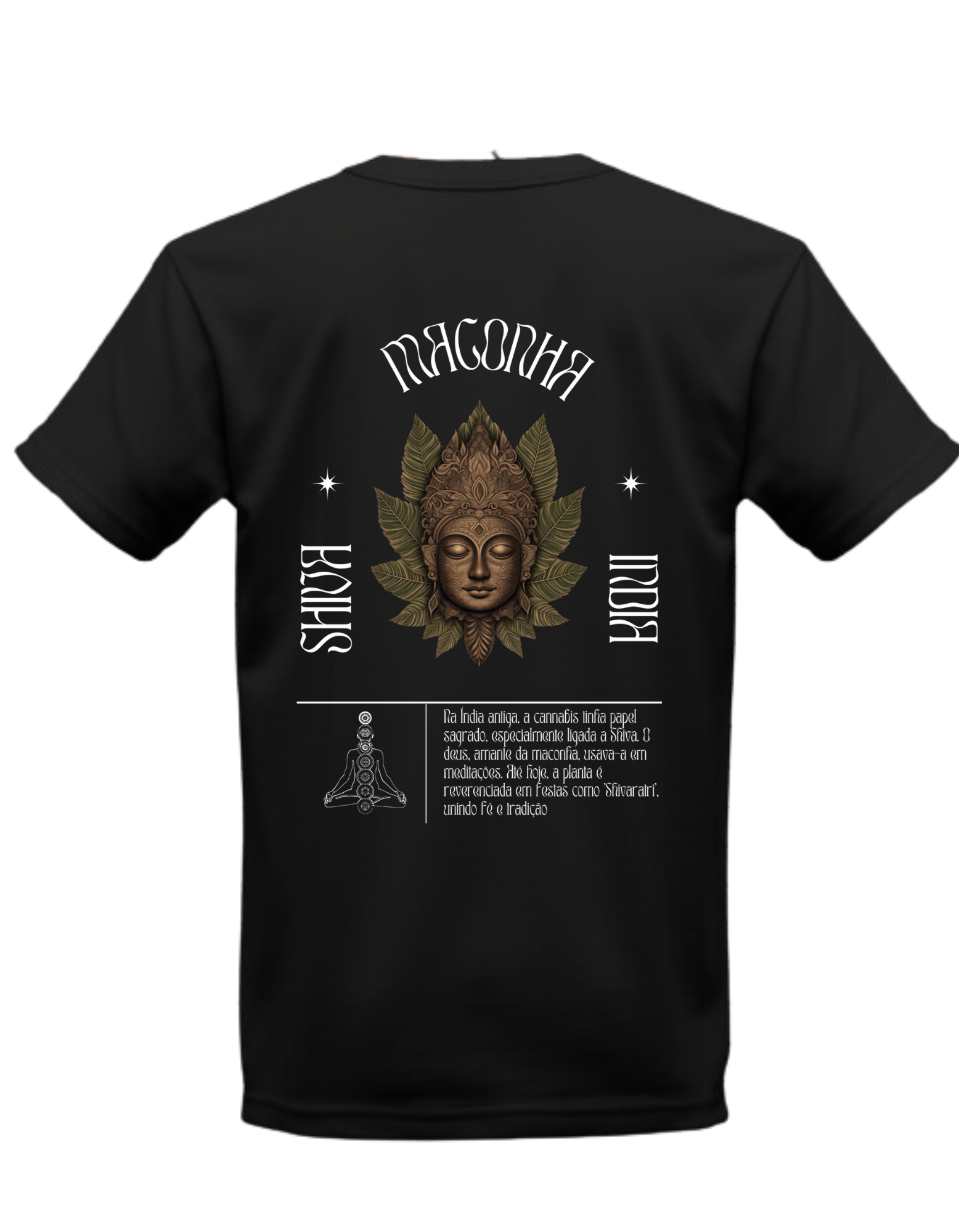 Camisa Ervas da India - Preta 