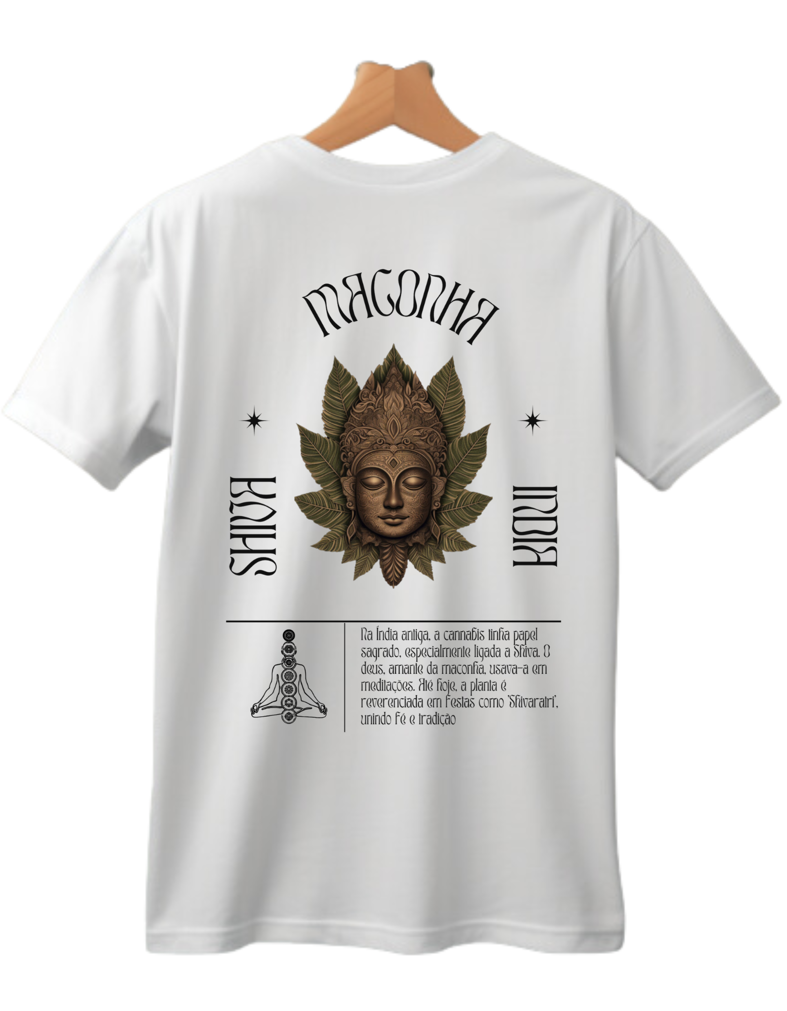 Camisa Ervas da India - Branca