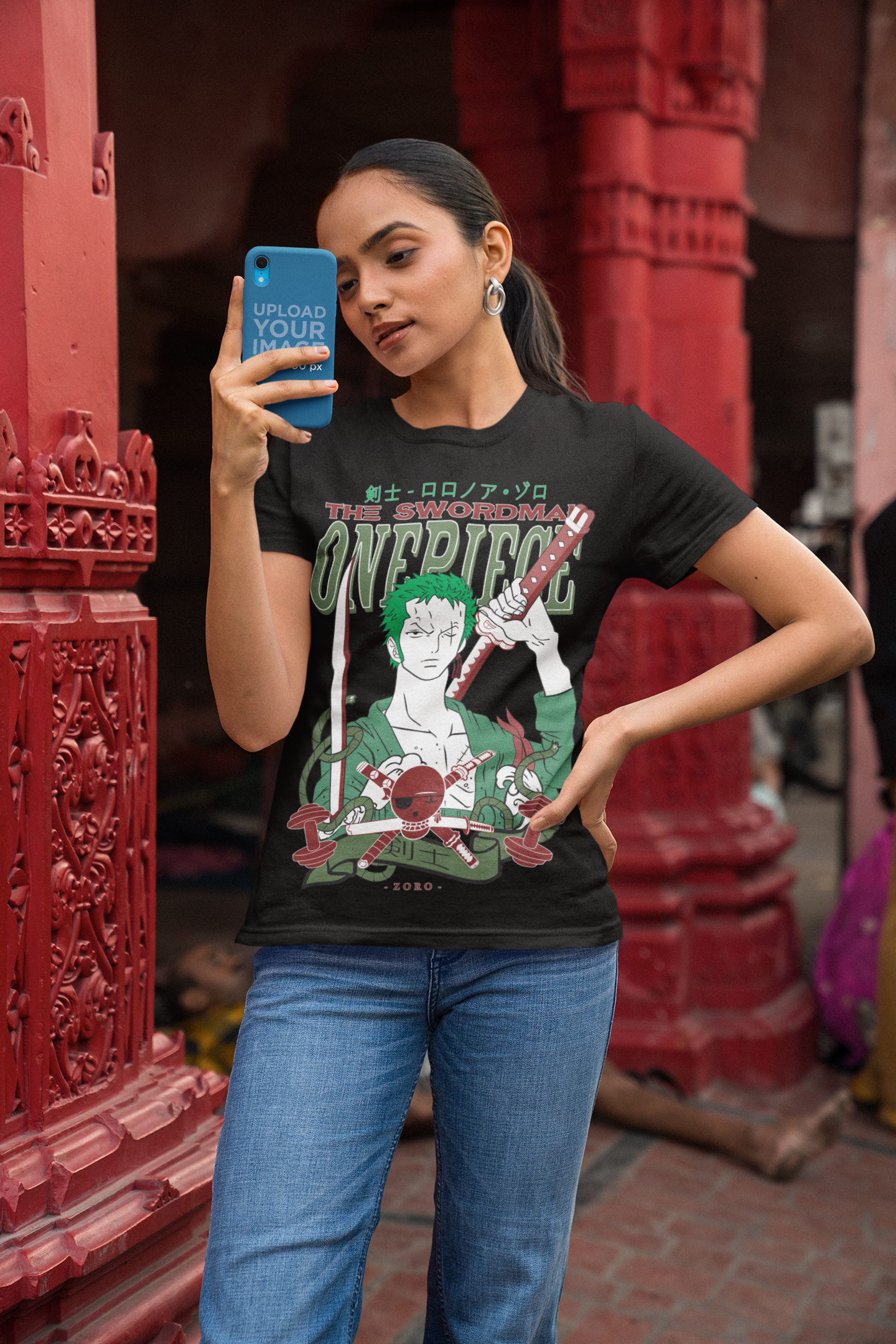 Camiseta masculina Roronoa Zoro