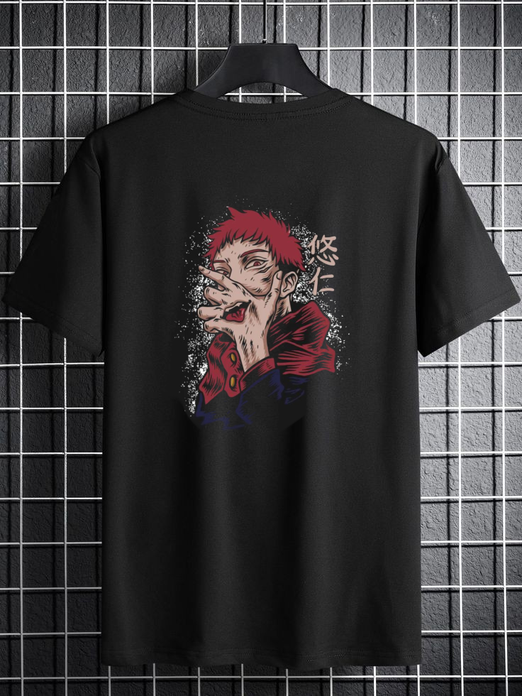 camiseta oversized yuji itadori 